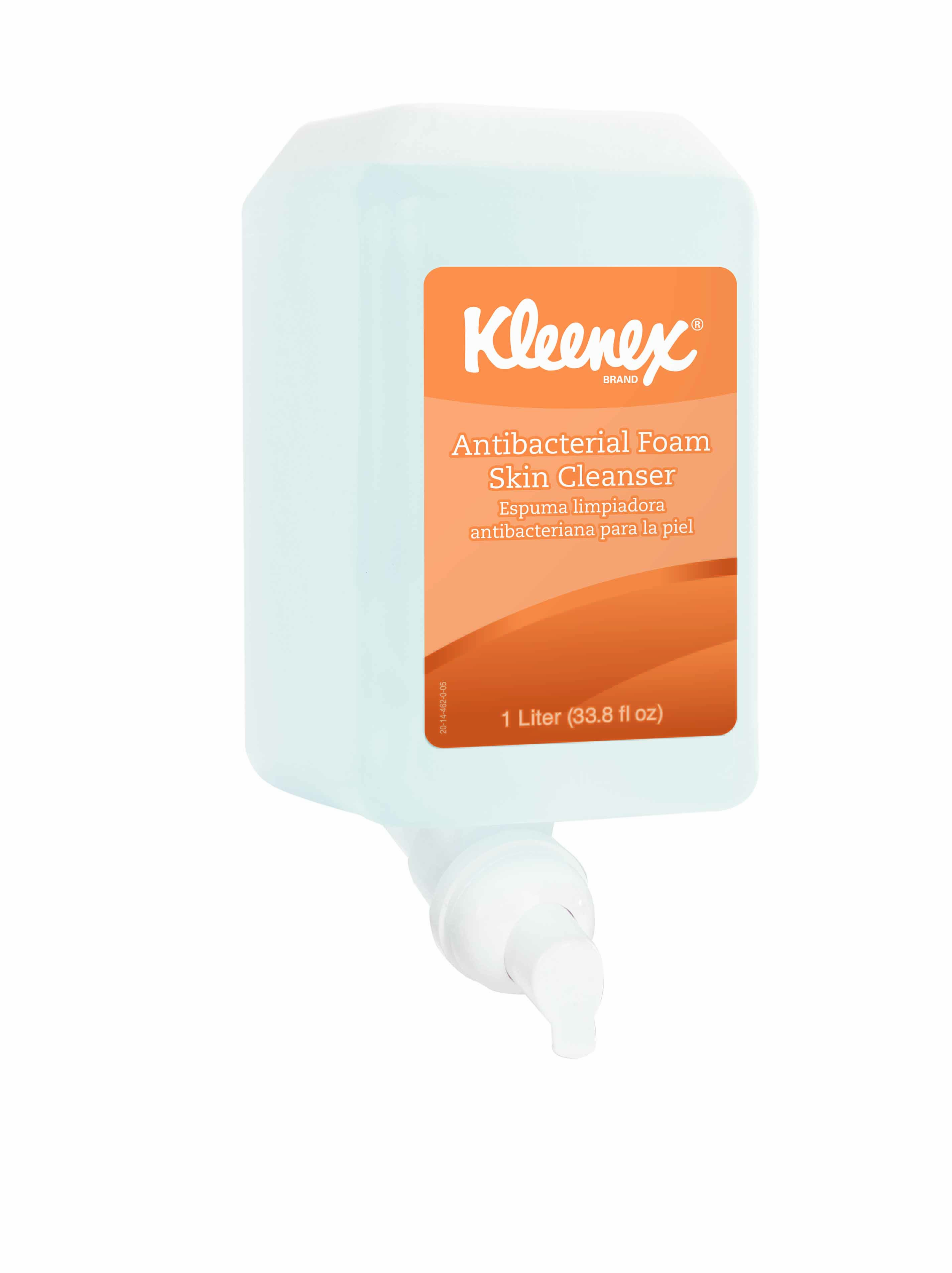 Kimberly Clark 91554 - Scott® Antimicrobial Foam Skin Cleanser, 1-liter Dispenser Refill Bottle - 1/Each, 6/Case