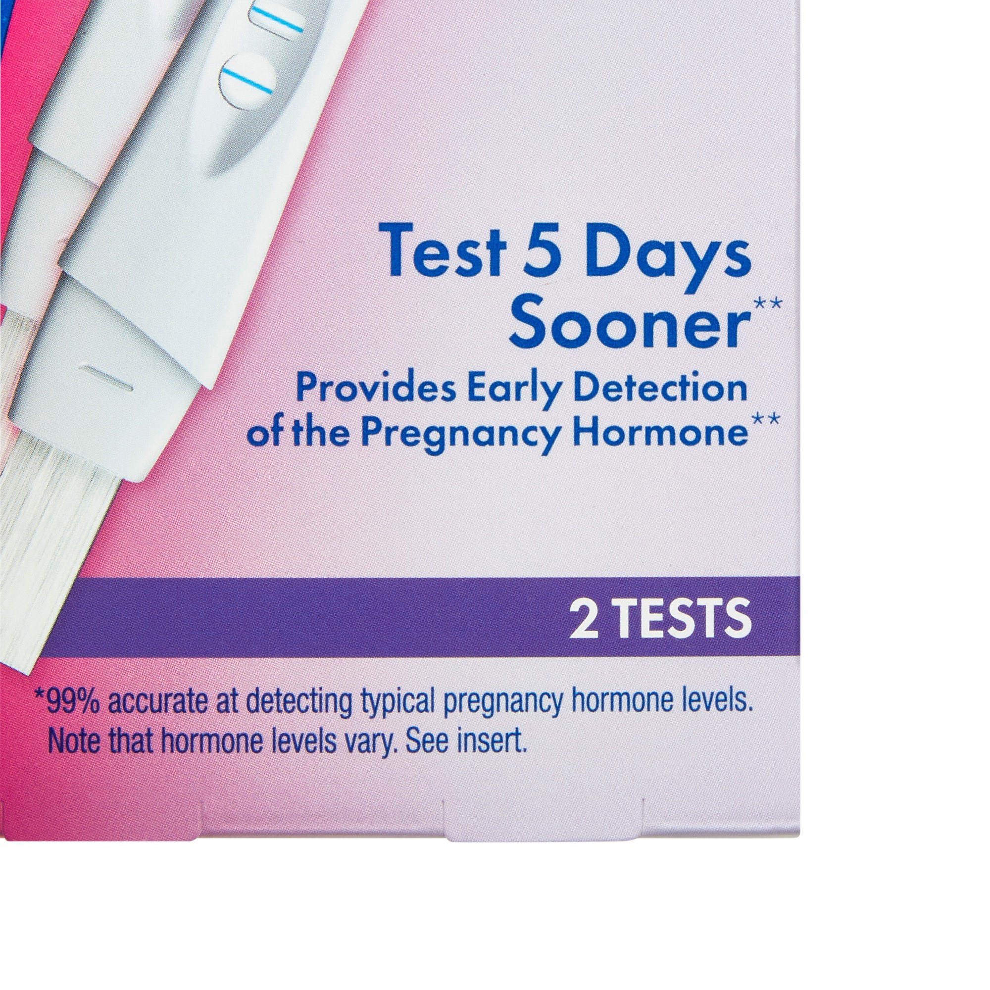 McKesson Brand - 49348081233 Reproductive Health Test Kit sunmark® hCG Pregnancy Test 2 Tests CLIA Waived