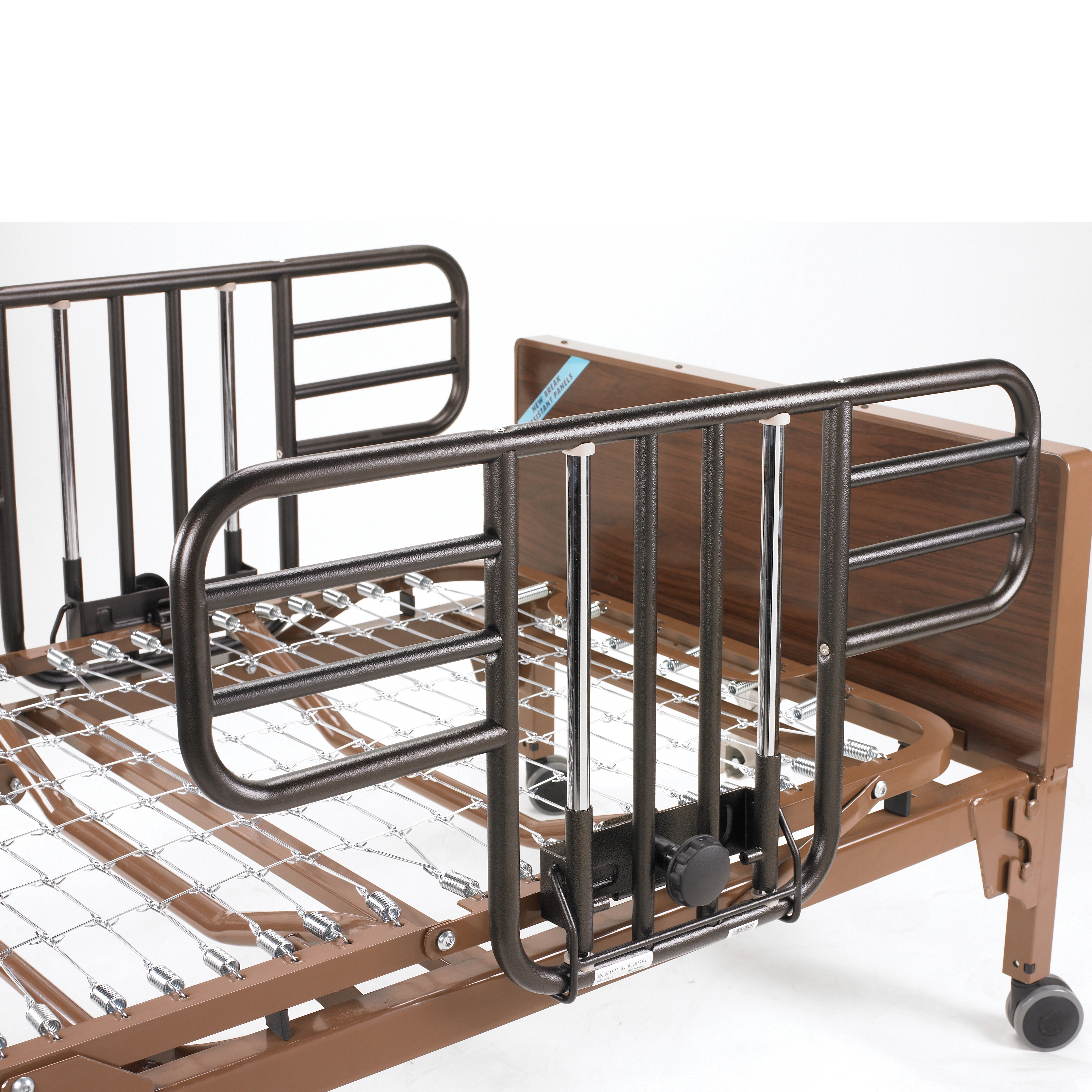 Drive DeVilbiss Healthcare 15201BV - drive™ No-Gap Style Half-Length Side Rail - 1/Pair