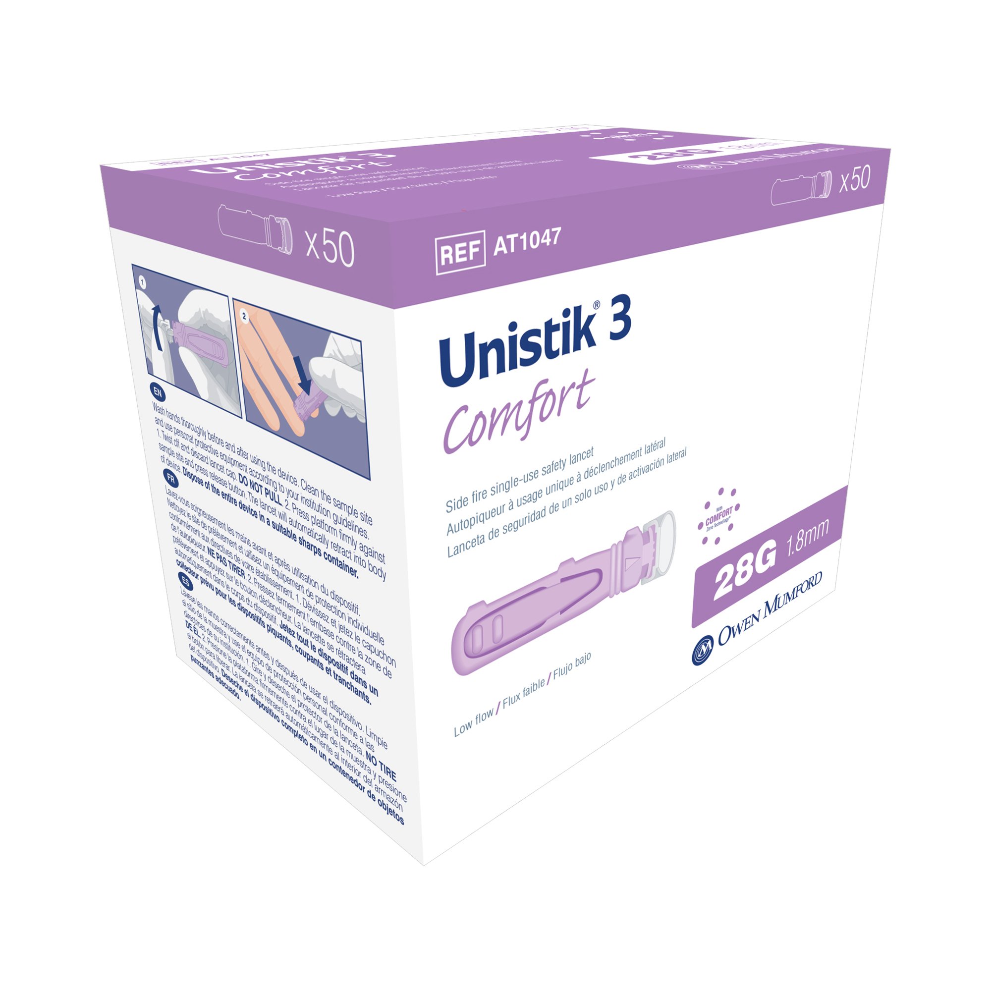 Owen Mumford - AT 1047 Unistik® 3 Comfort Safety Lancet