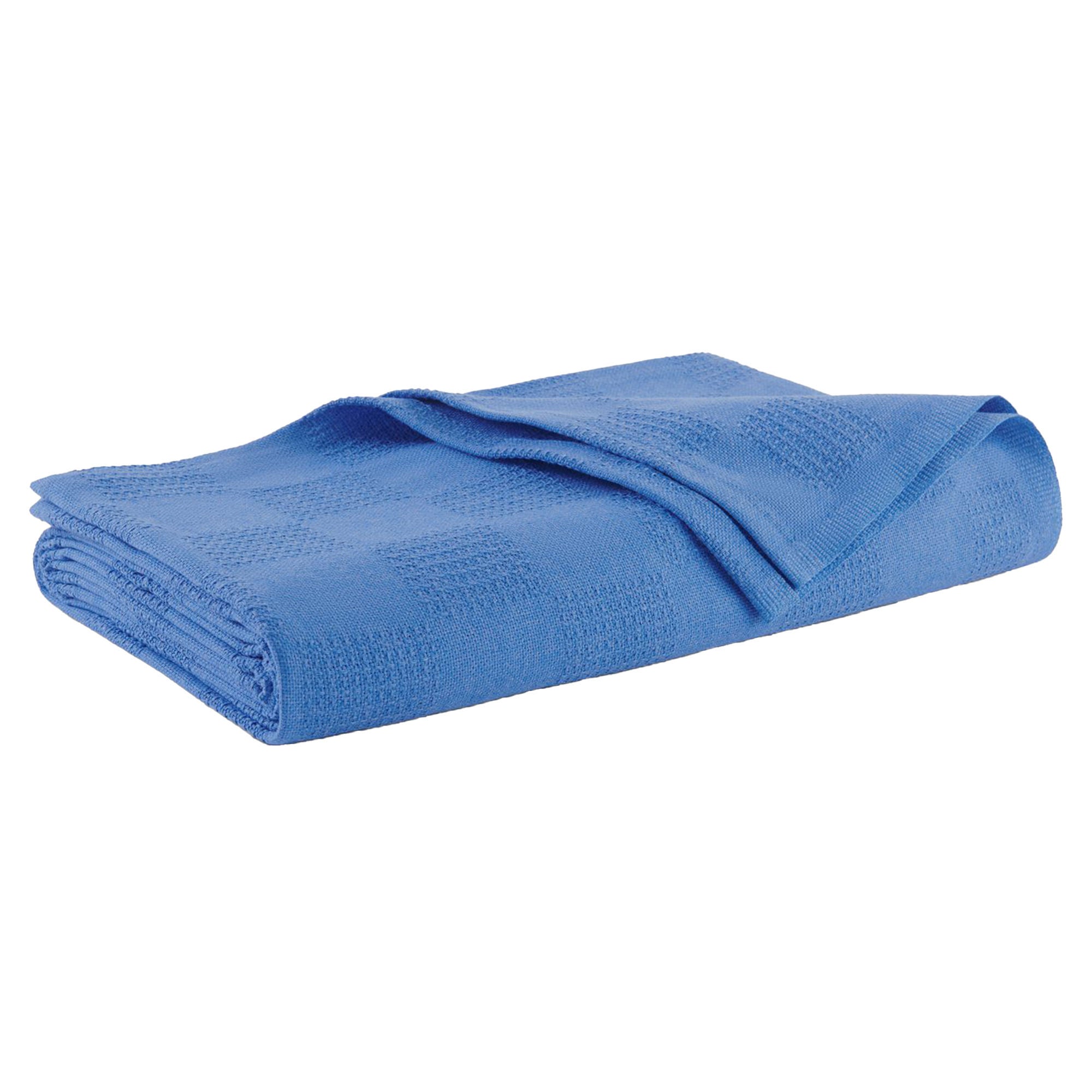 Standard Textile - 78465330 Blanket Monarch 74 X 96 Inch Cotton / Polyester 4 lbs. Blue