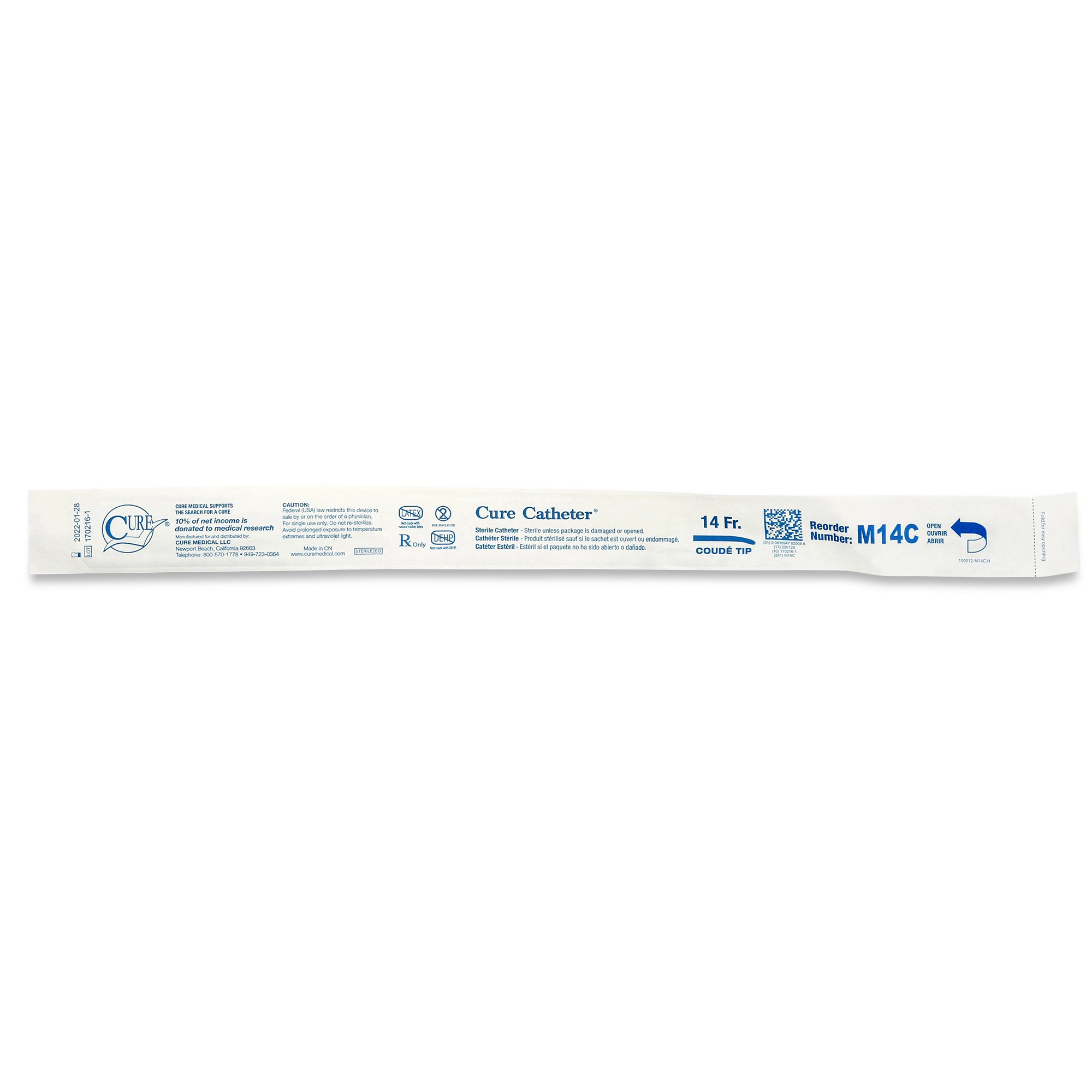 ConvaTec - M14C Cure Catheter™ Male Intermittent Catheter