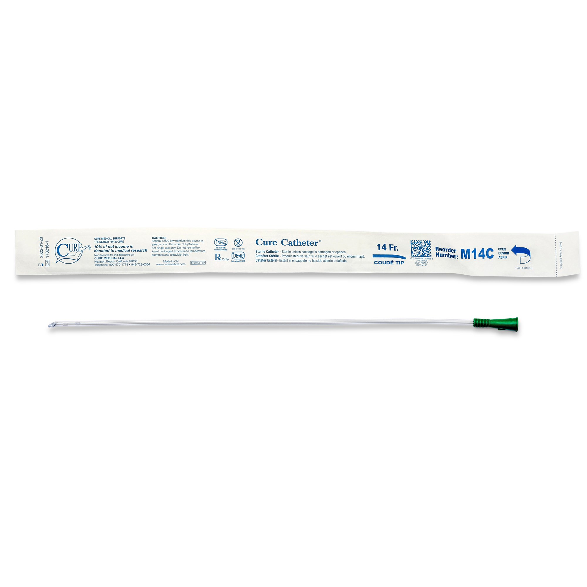 ConvaTec - M14C Cure Catheter™ Male Intermittent Catheter