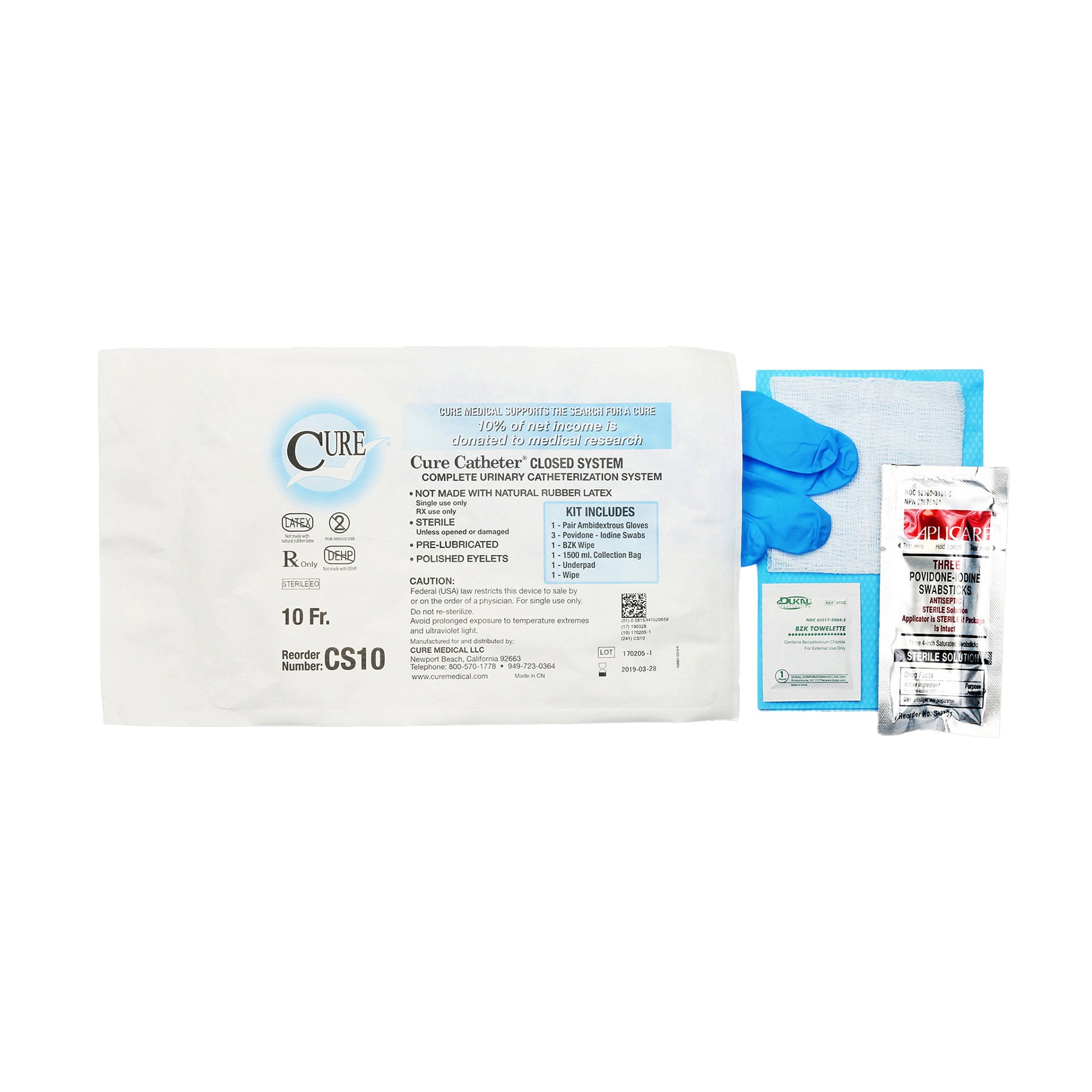ConvaTec - CS10 Cure Catheter™ Intermittent Catheter Kit