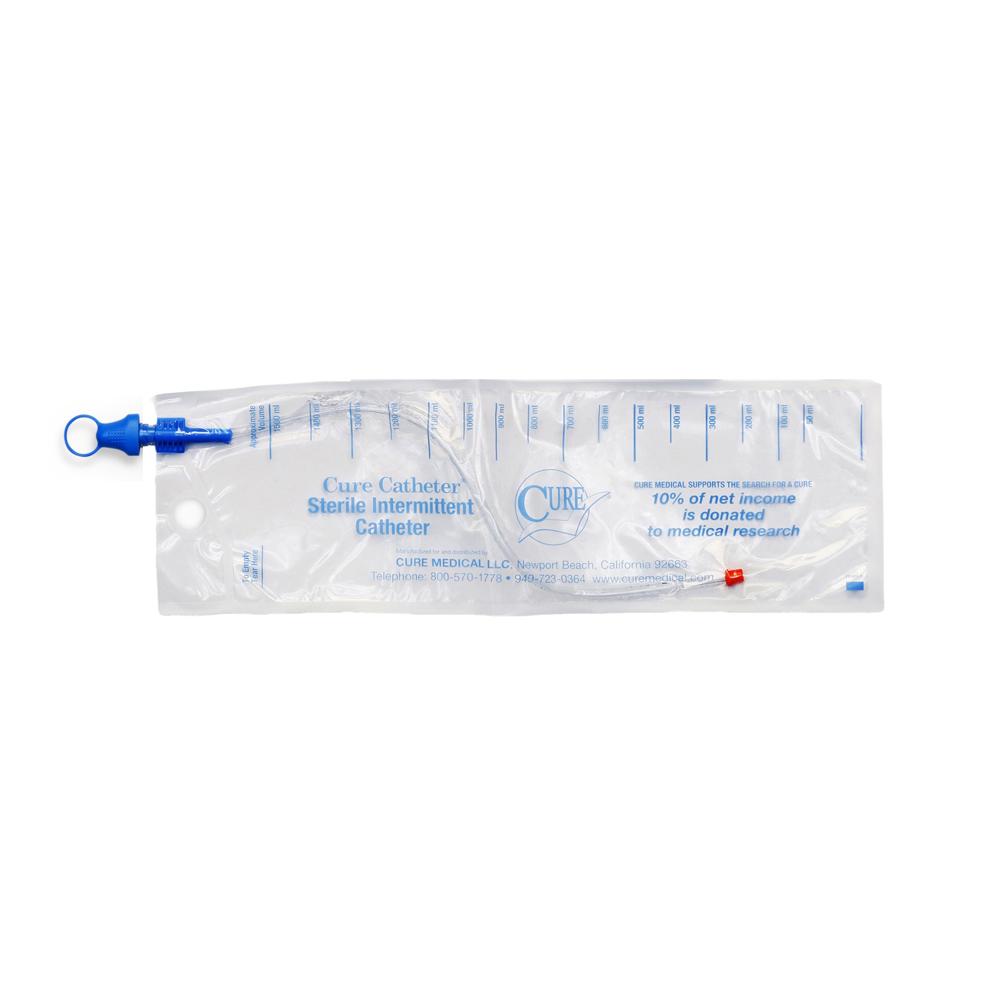 Cure Catheter Closed System Intermittent Catheter Tray CS16 by ConvaTec