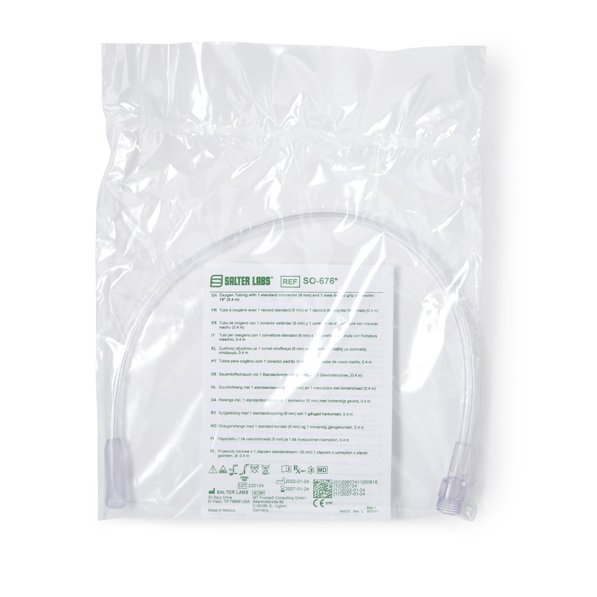 Sun Med - SO-676 Salter Labs® Concentrator Humidifier Adapter Tubing