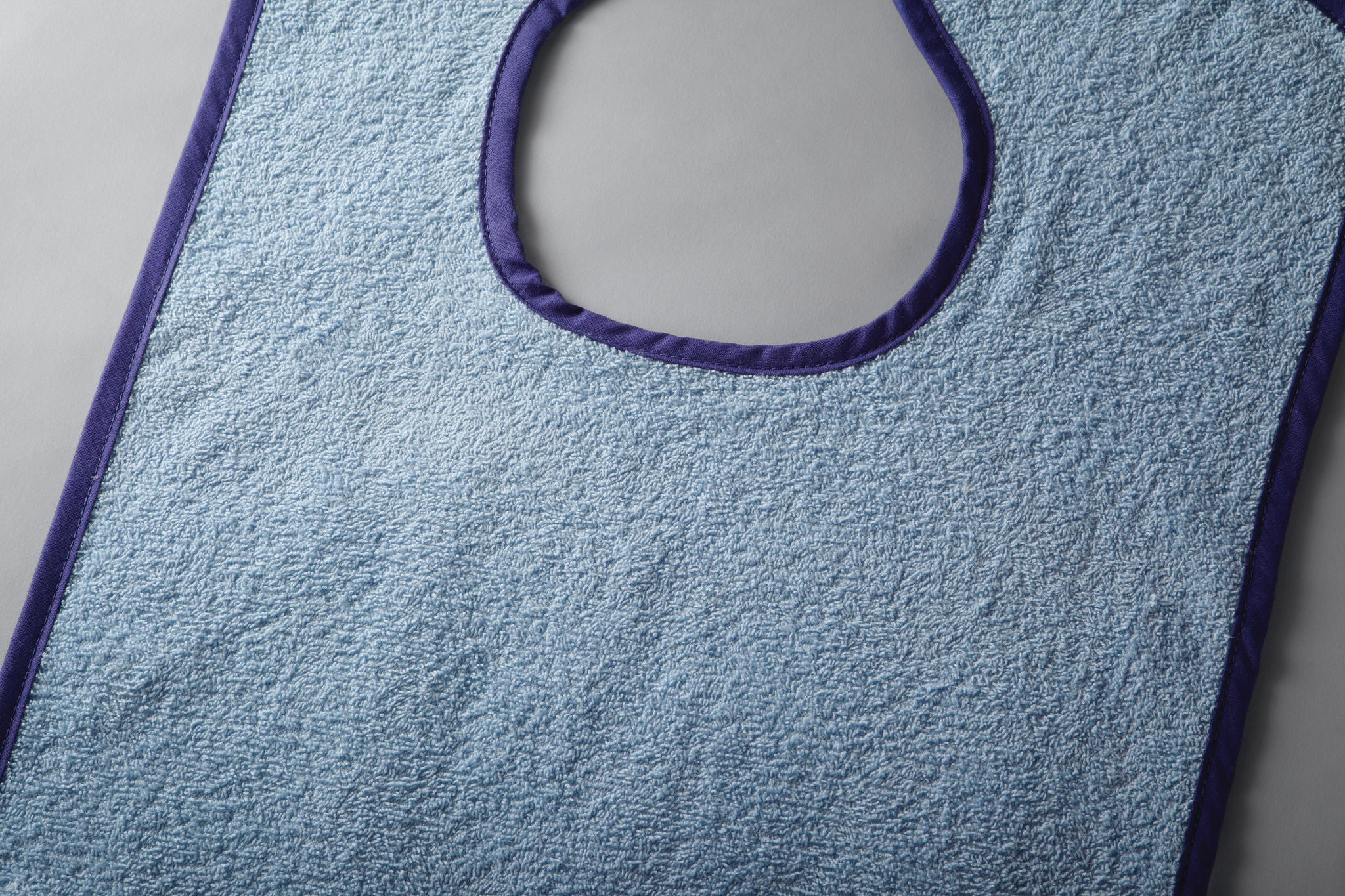 Standard Textile - 97111130 Bib Hook and Loop Closure Reusable Terry Cloth Blue
