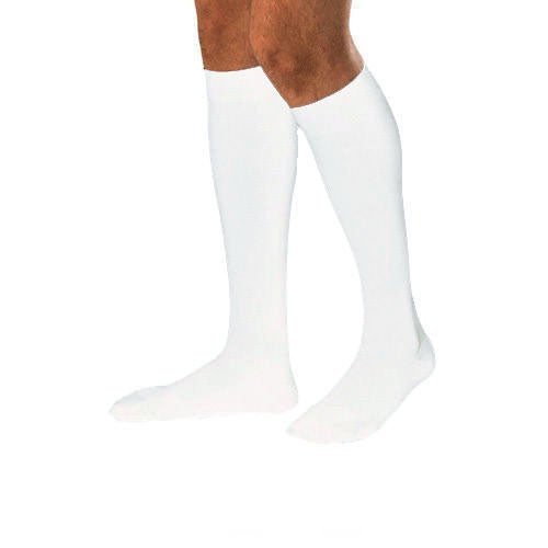 BSN Medical - 115010 Compression Stocking Jobst® for Men Knee High Large White Closed Toe