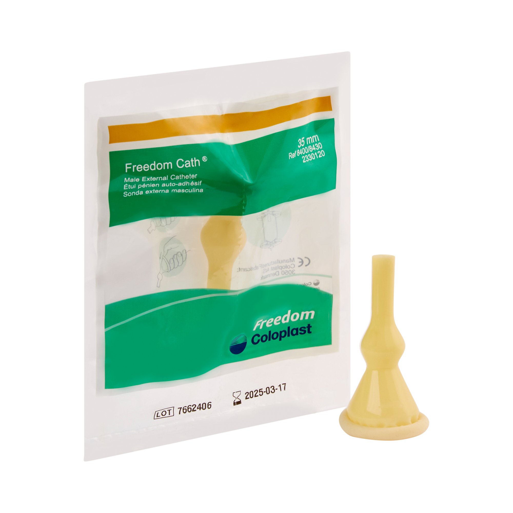 Freedom Cath Male External Catheter 8400 by Coloplast