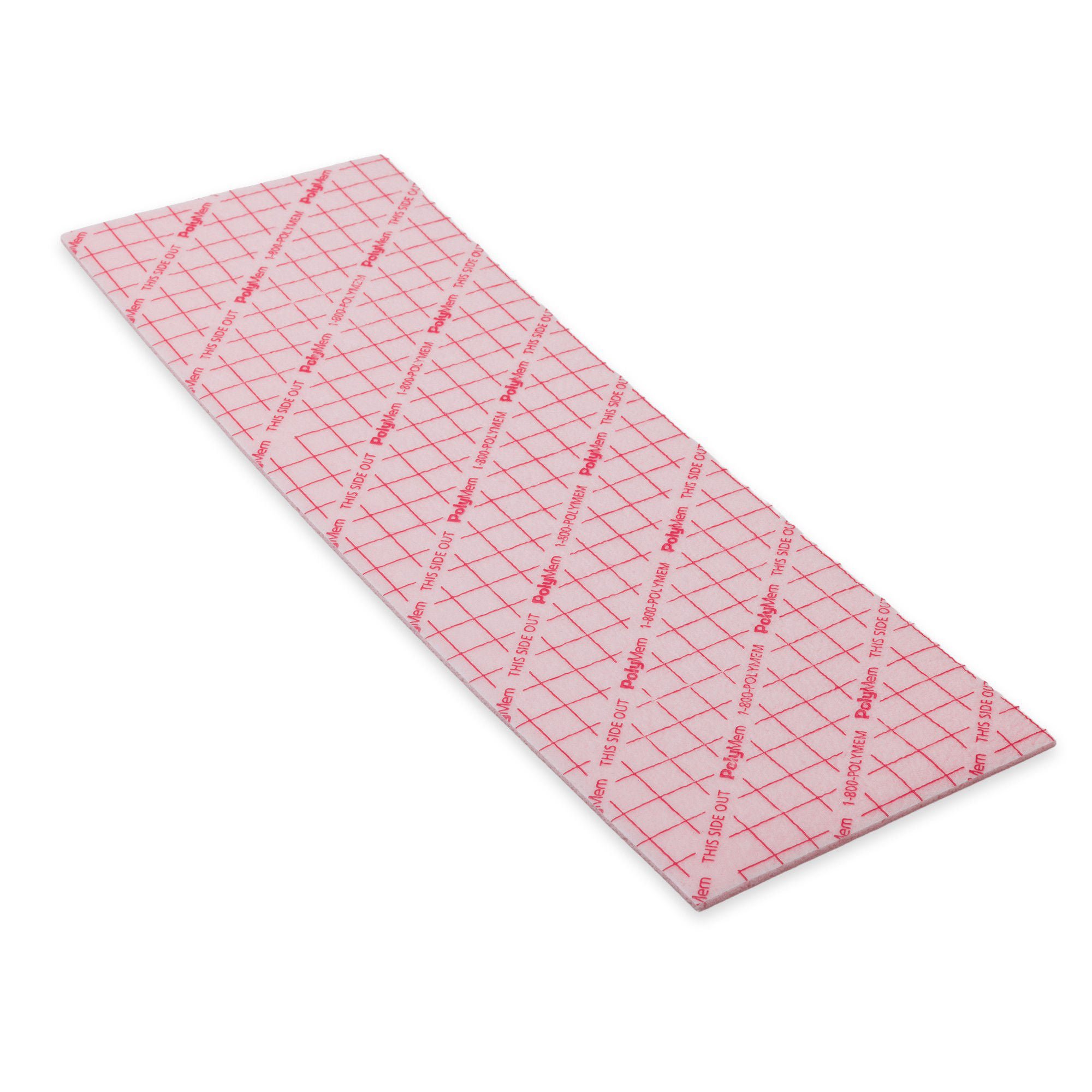 Ferris Manufacturing - 5124 PolyMem® Nonadhesive without Border Foam Dressing, 4 x 12.5 Inch