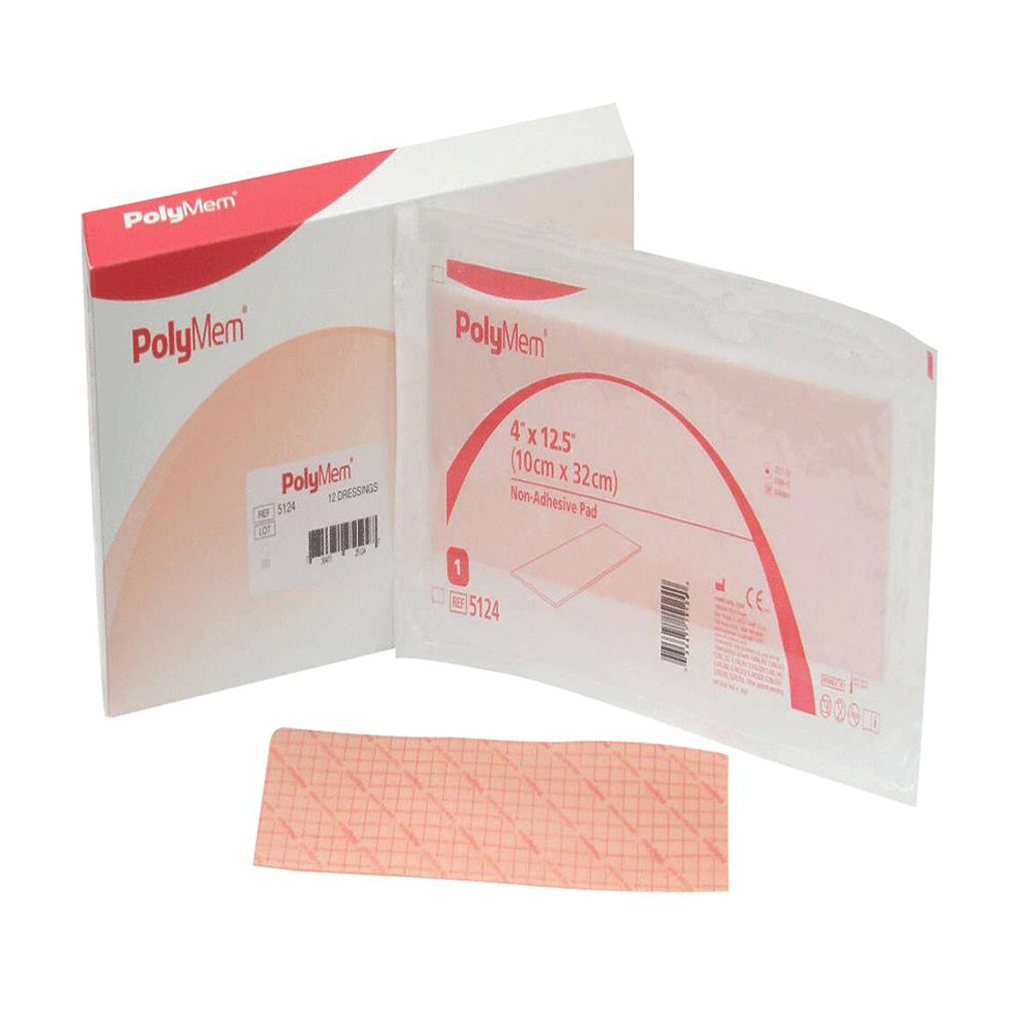 Ferris Manufacturing - 5124 PolyMem® Nonadhesive without Border Foam Dressing