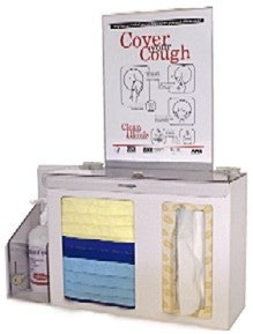 Bowman Manufacturing - FD-062 Hygiene Dispensing Station BOWMAN® Wall Mount Quartz Beige 17.5 X 10 X 5 Inch ABS Plastic