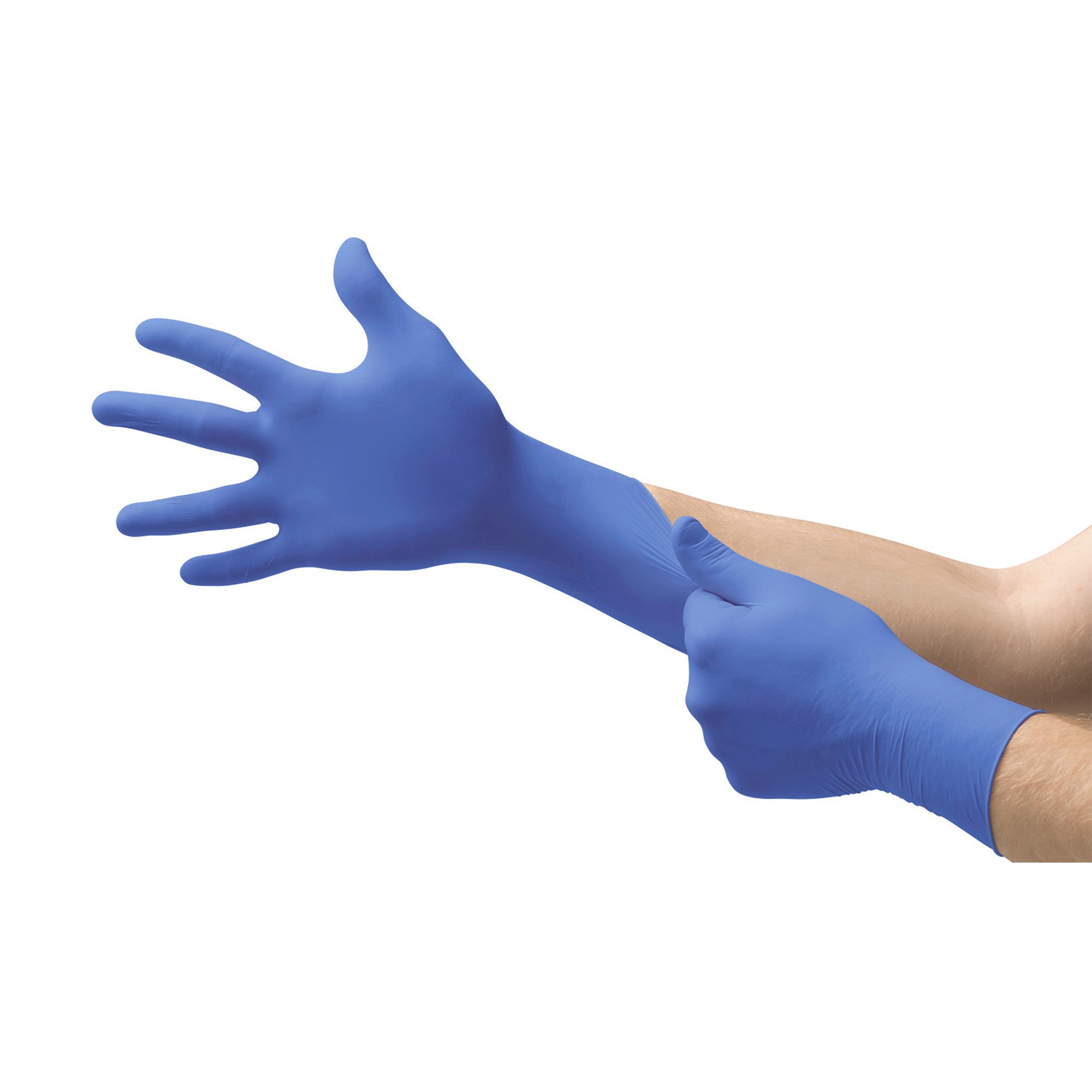 Ansell 6034303 - Micro-Touch® Nitrile Exam Glove, Large, Blue - 1/Box, 10/Case