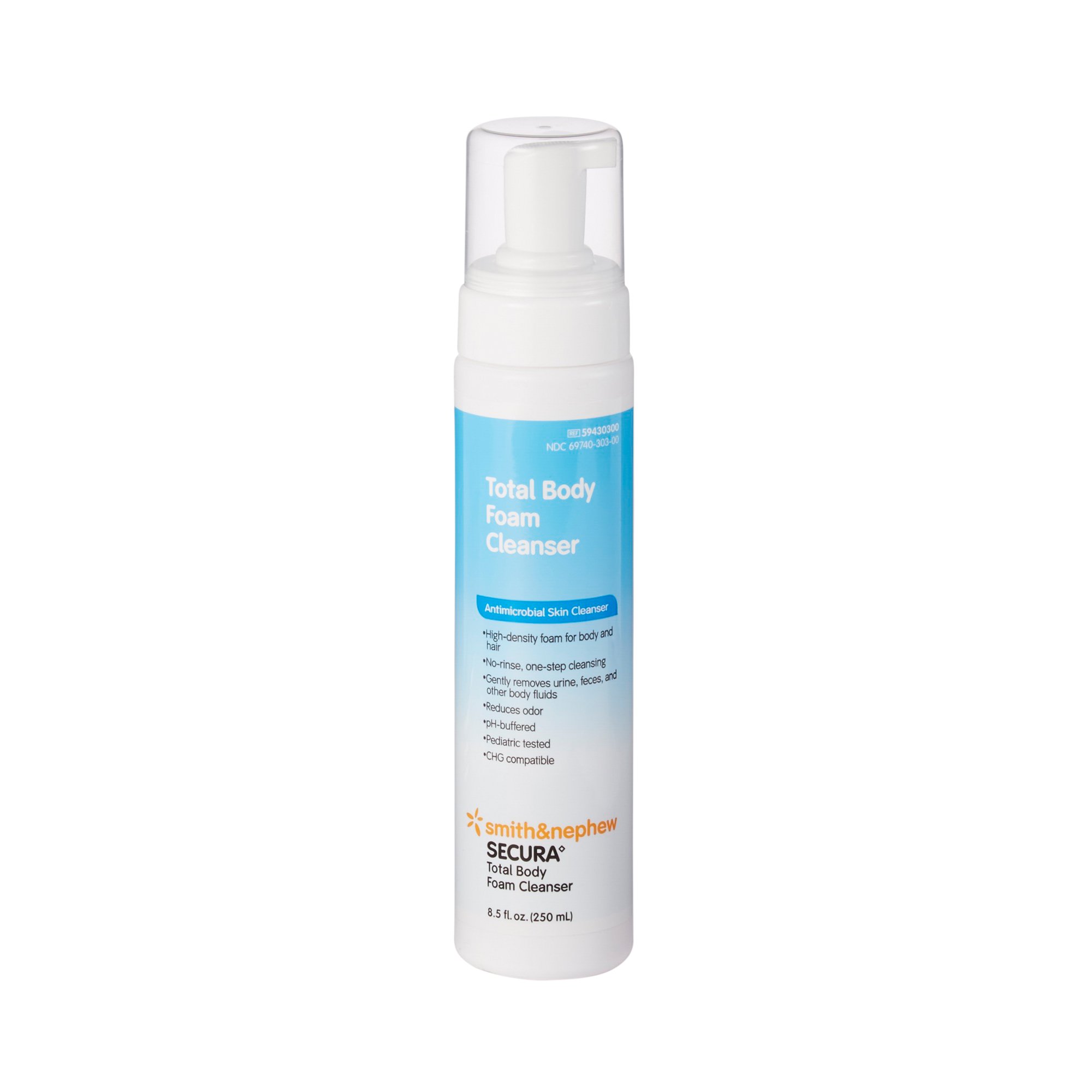 Smith & Nephew - 59430300 Secura Rinse-Free Foaming Body Wash