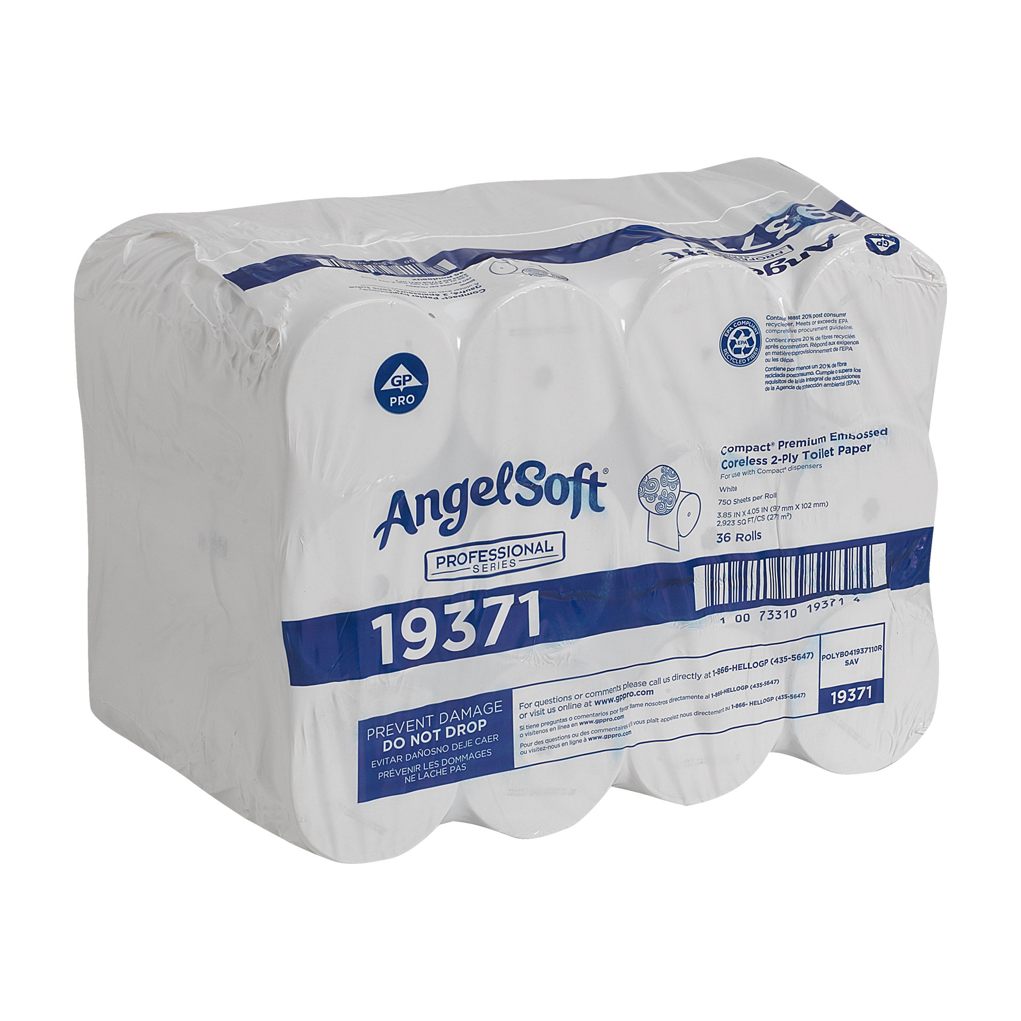 Georgia-Pacific Consumer Products LP - 19371 Angel Soft PS® compact® Toilet Tissue