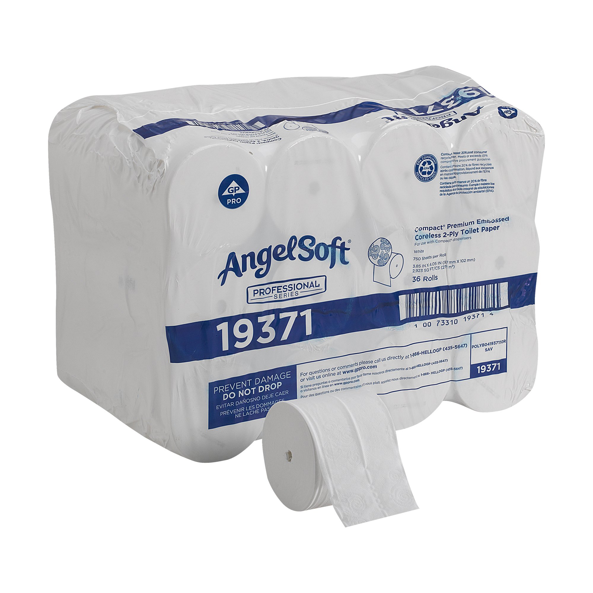Georgia-Pacific Consumer Products LP - 19371 Angel Soft PS® compact® Toilet Tissue