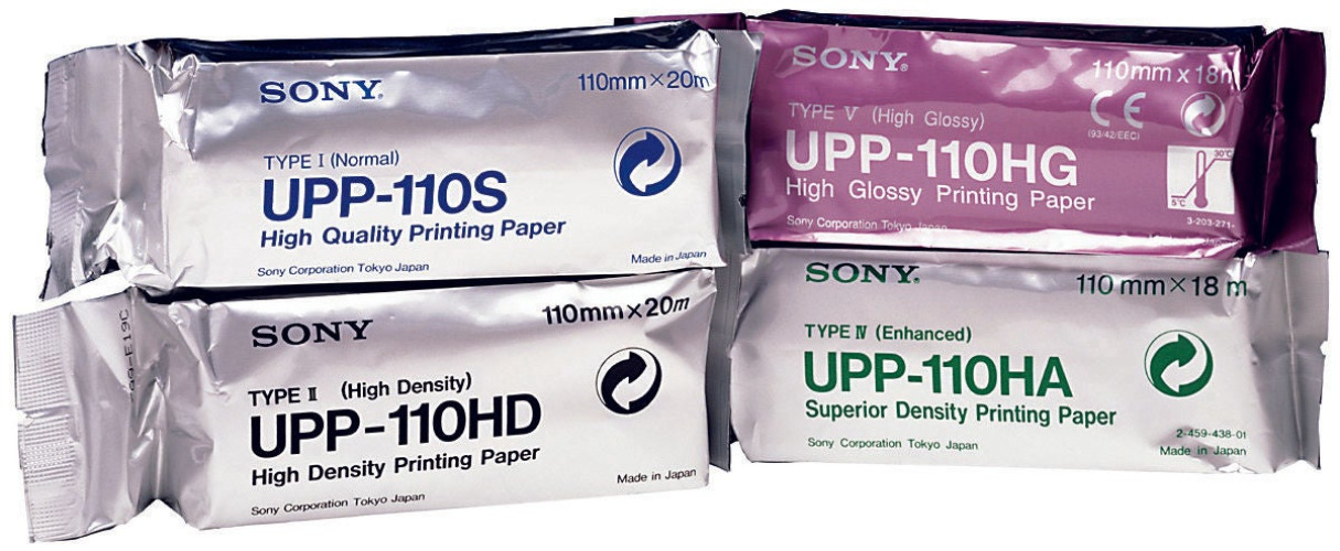 Nissha Medical Tech - 5478963 Ultrasound Video Paper Sony® Roll Black and White Standard Without Grid