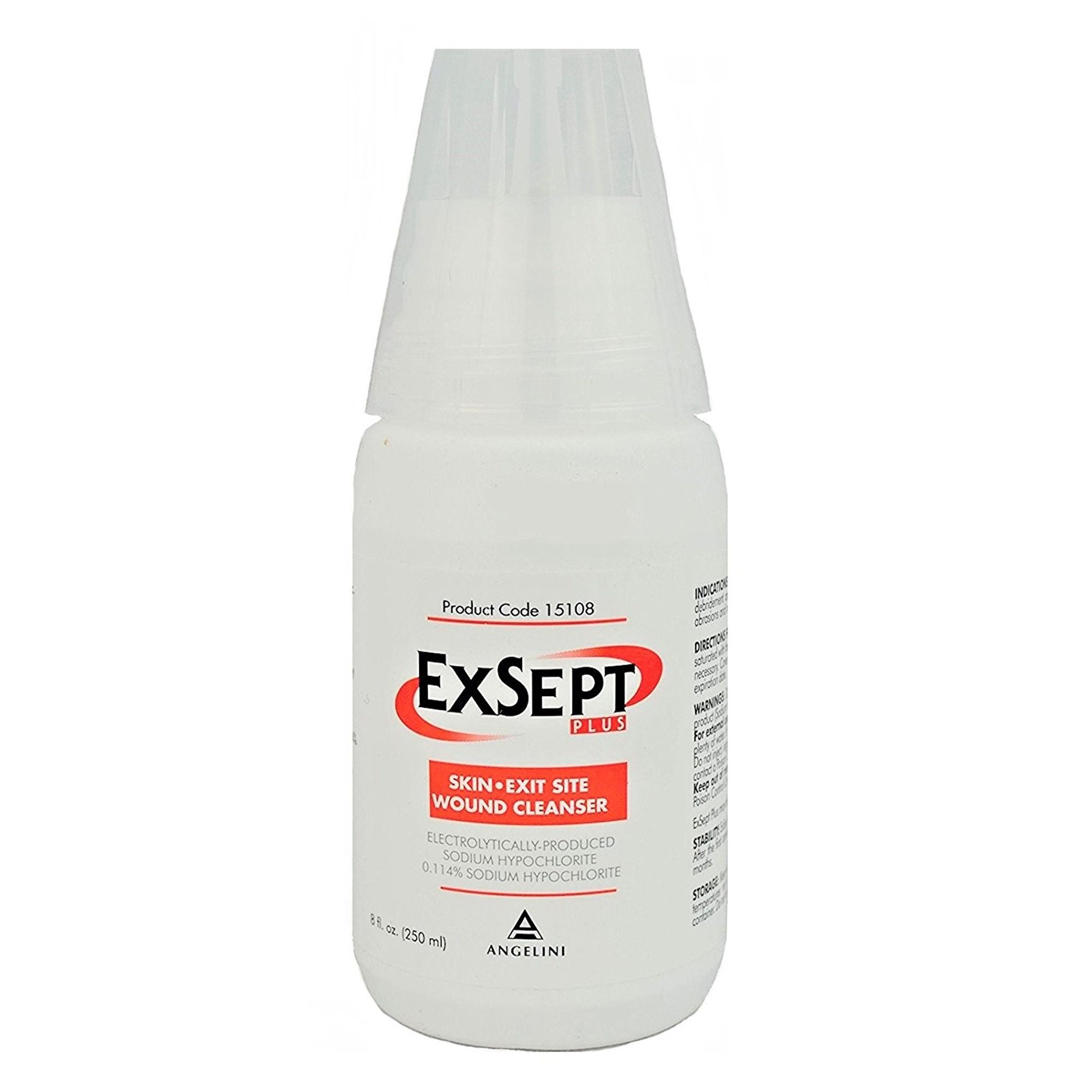 Angelini Pharma Inc - 15108 Wound Cleanser Exsept Plus® 250 mL Pump Bottle NonSterile Antimicrobial