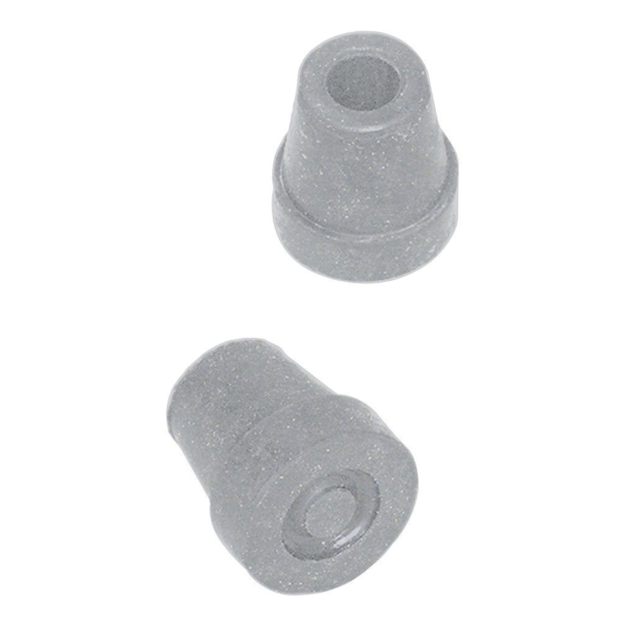 Mabis Healthcare 519-1373-9504 - Mabis Replacement Tips for Walkers, Canes and Commode Chairs, 1-inch - 4/Box