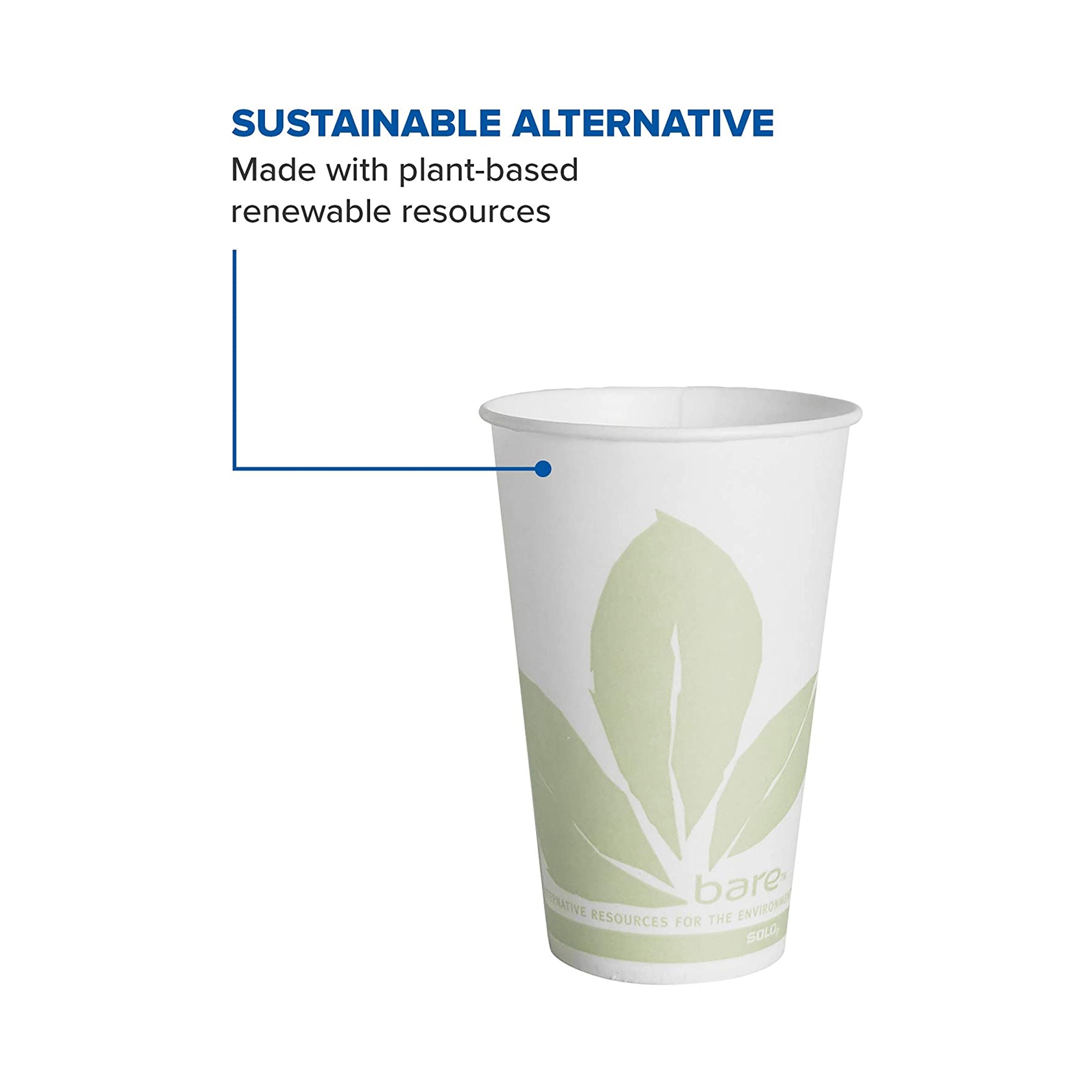 RJ Schinner Co R12BB-JD110 - Bare® Eco-Forward® Drinking Cup, 12-ounce capacity - 1/Pack