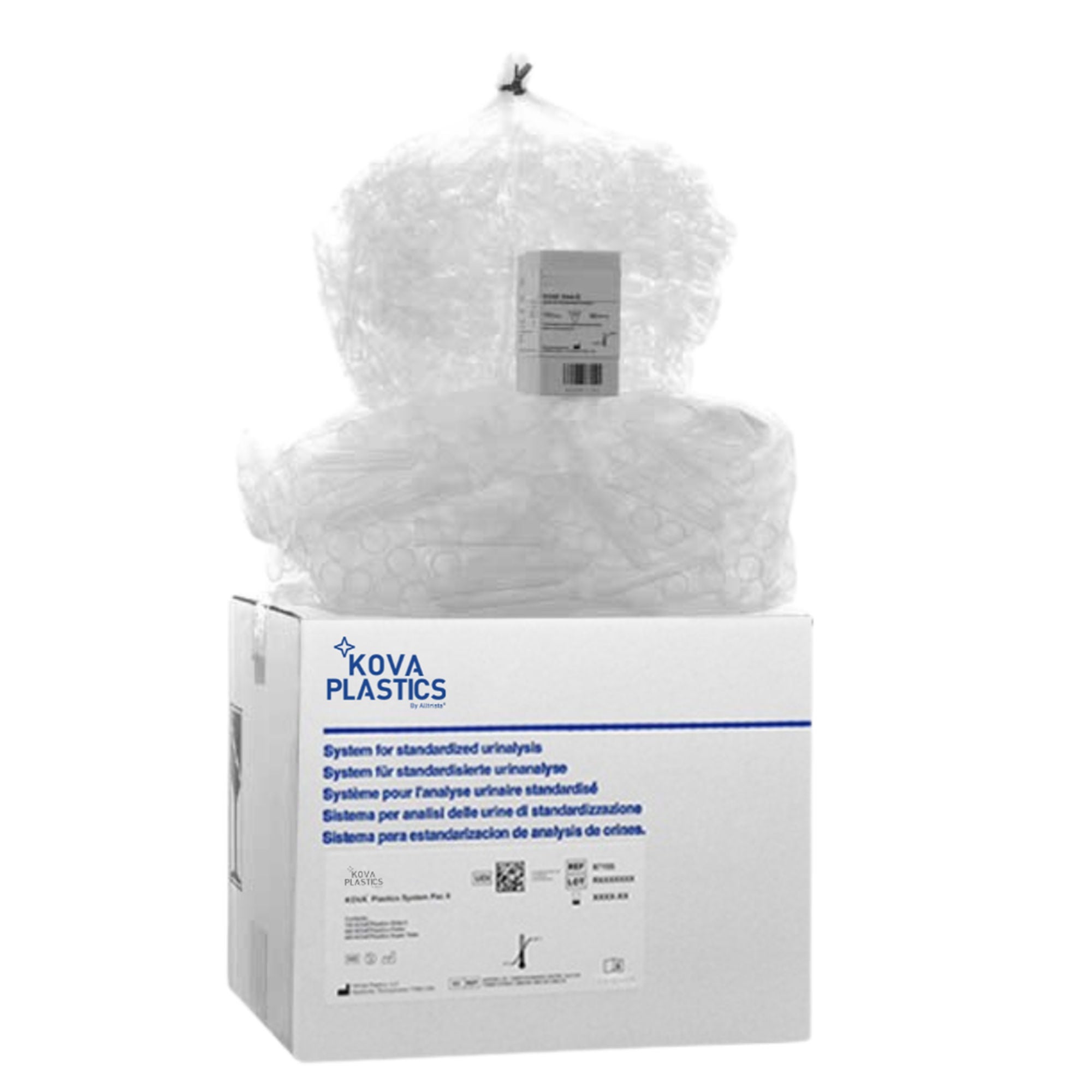 Alltrista Plastics LLC - 87155E Urinalysis Consumables Kit KOVA Plastics System Pac II Urinalysis System 400 Tests Non-Regulated