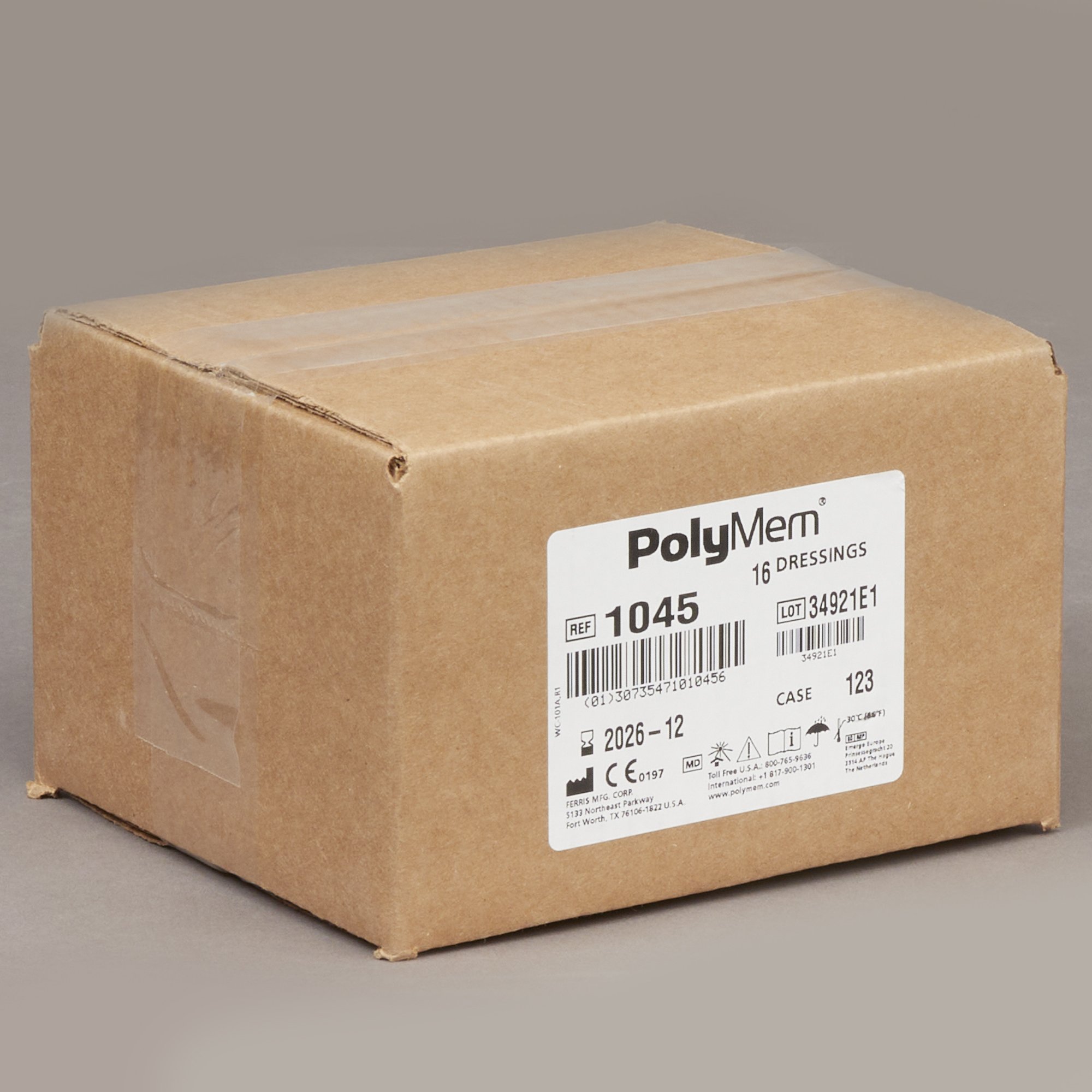PolyMem MAX Silver Foam Dressing 1045 by Ferris Manufacturing
