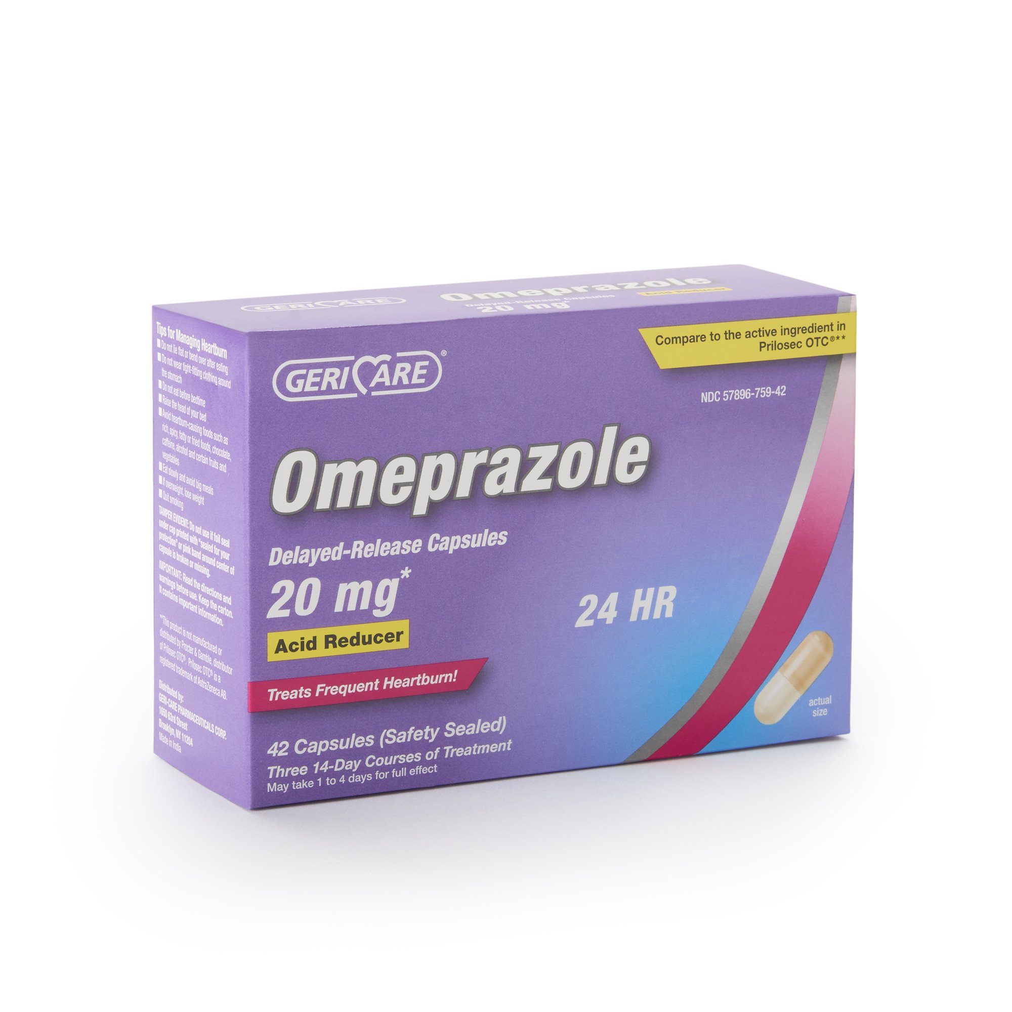 Geri-Care - 760-42-GCP Geri-Care® Omeprazole Antacid