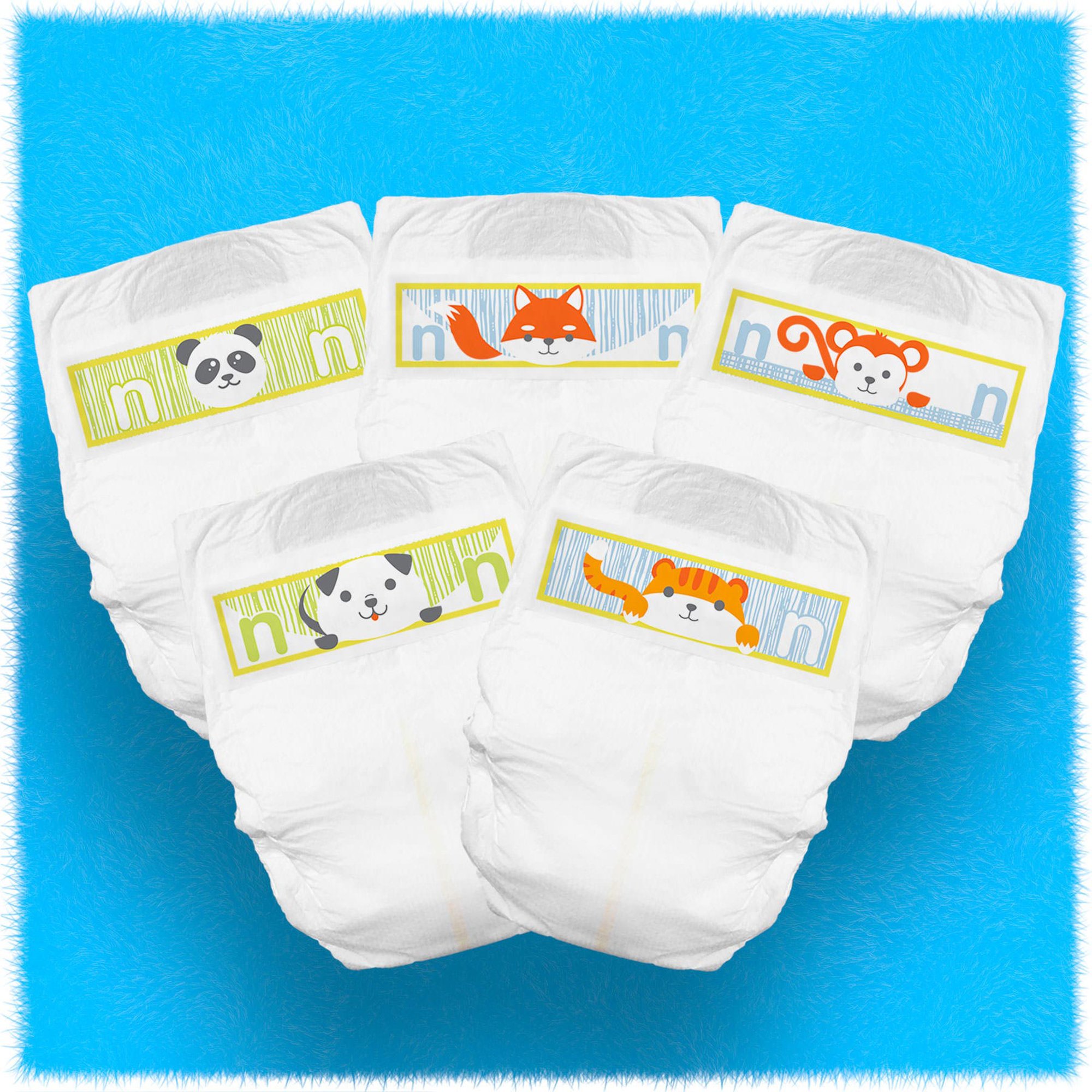 First Quality Products LLC CR0001 - Cuties® Premium Diaper, Newborn - 1/Bag, 4/Case