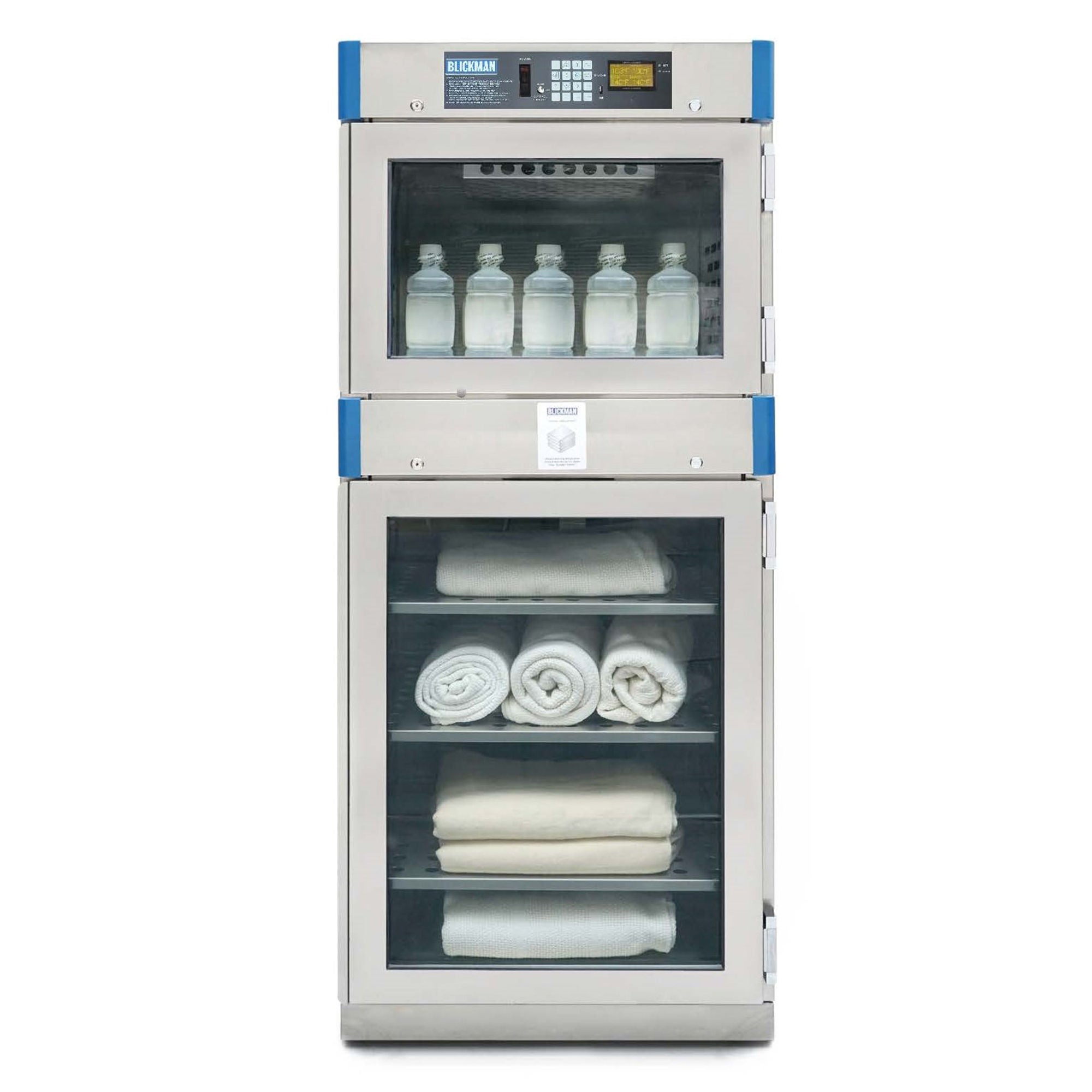 Blickman - 14B7924243 Blanket and Fluid Warmer Freestanding 2 Doors 3 Adjustable Shelves