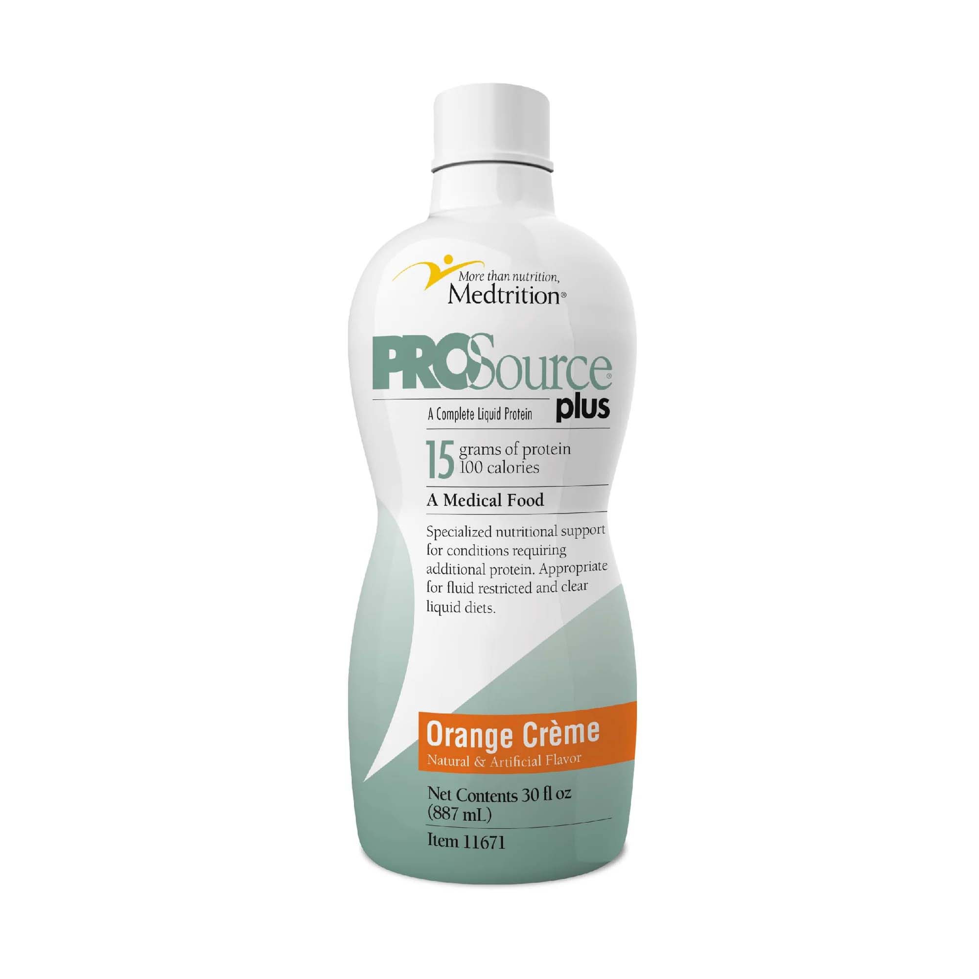 Medtrition-National Nutrition - 11671 ProSource® Plus Orange Crème Collagen and Whey Protein Formula
