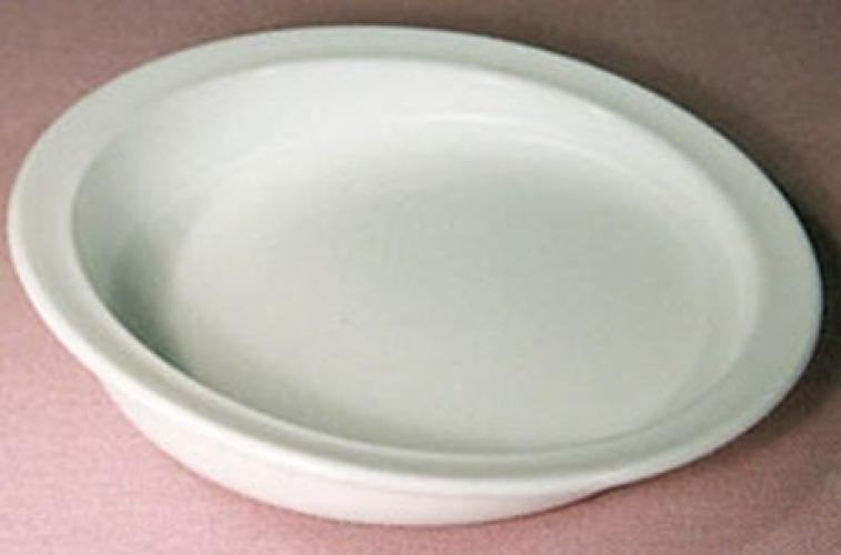 Alimed - 2970010543 Scoop Plate Parsons Plastic White Reusable