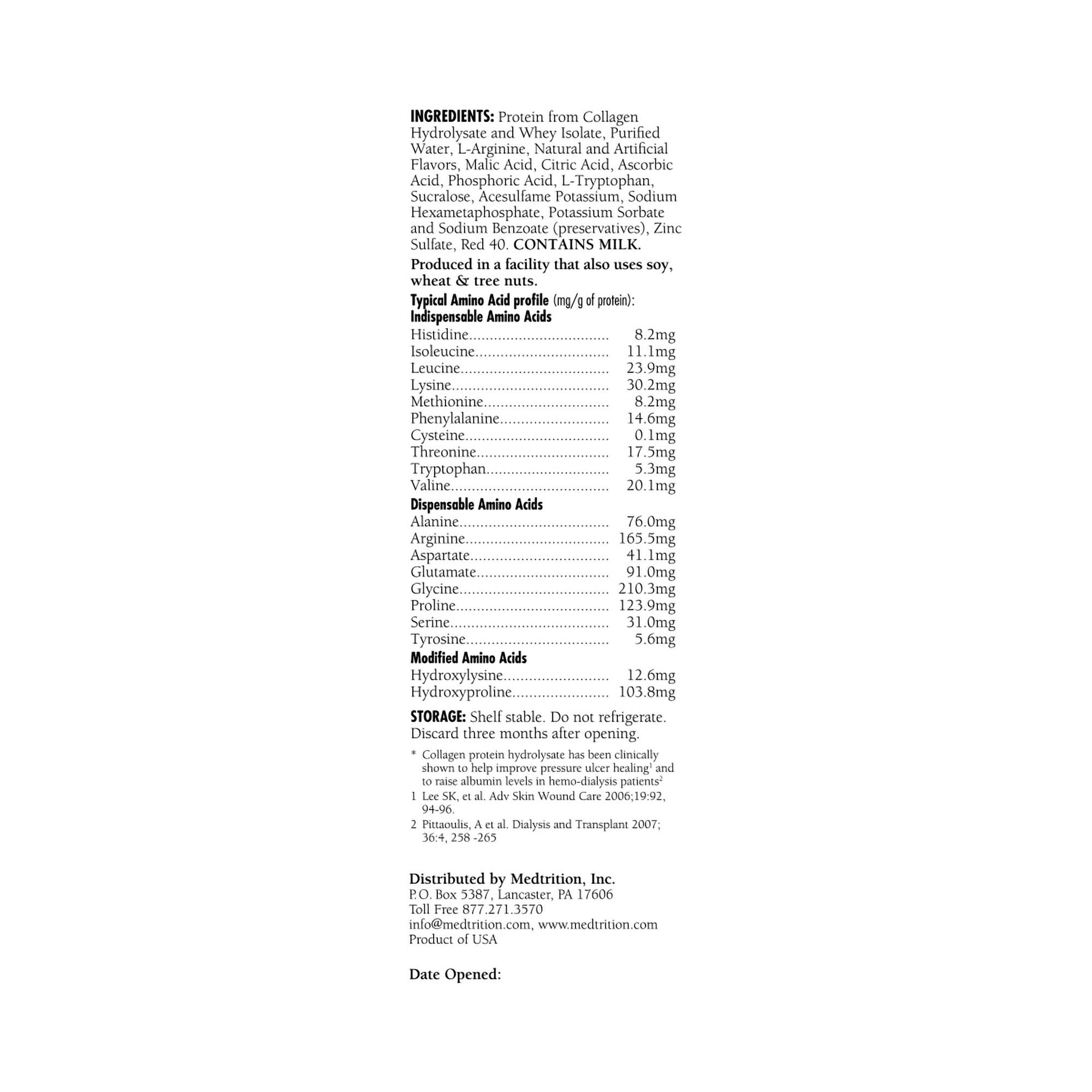 Medtrition-National Nutrition 11555 - ProSource ZAC™ Berry Punch Complete Liquid Protein for Medical Food Use, 32-oz. - 1/Each, 4/Case