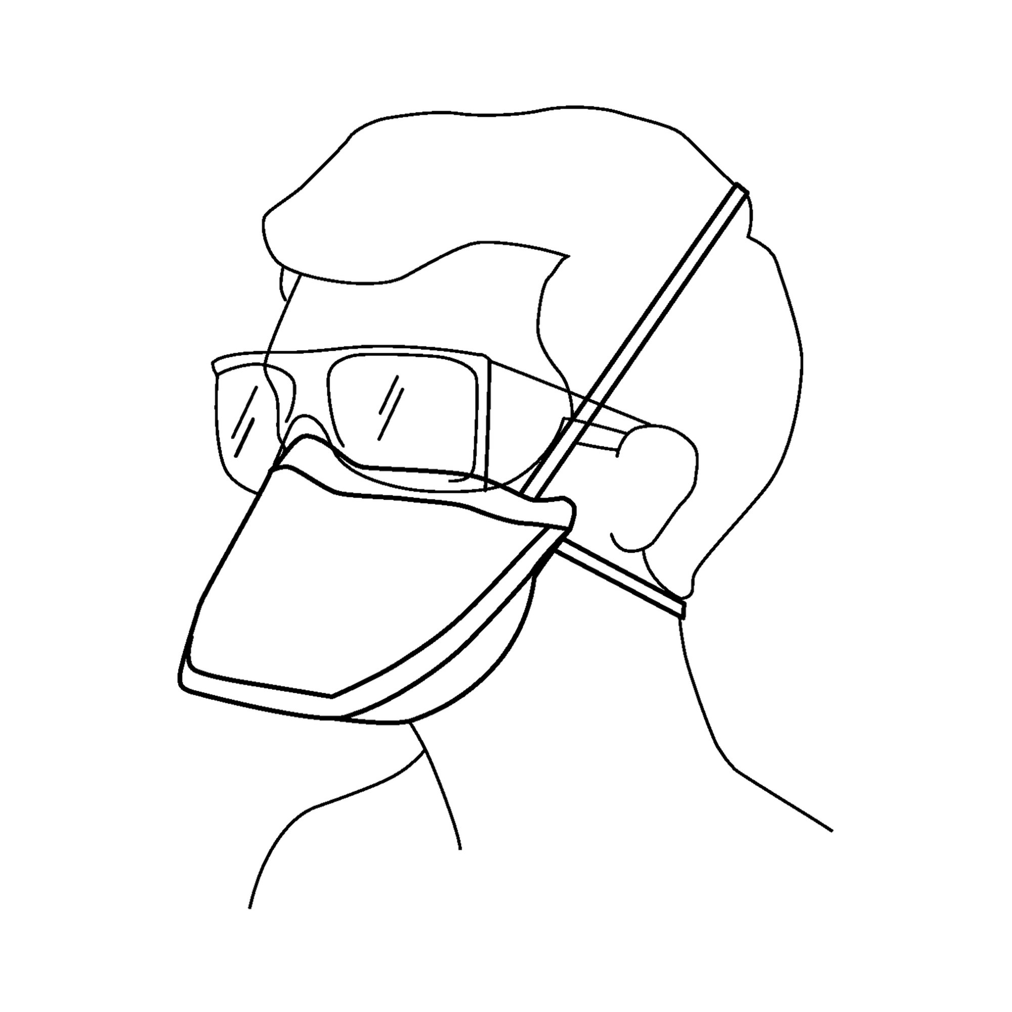O&M Halyard Inc 62126 - N95 Particulate Filter Respirator Mask / Surgical Mask - 50/Box, 300/Case