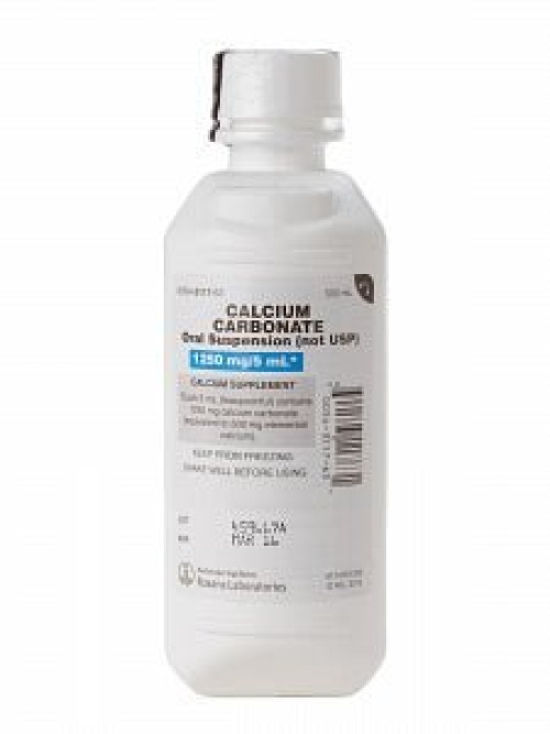 Pharmaceutical Associates - 00121476605 Calcium Carbonate Oral Suspension for Phosphate Removal & Antacid