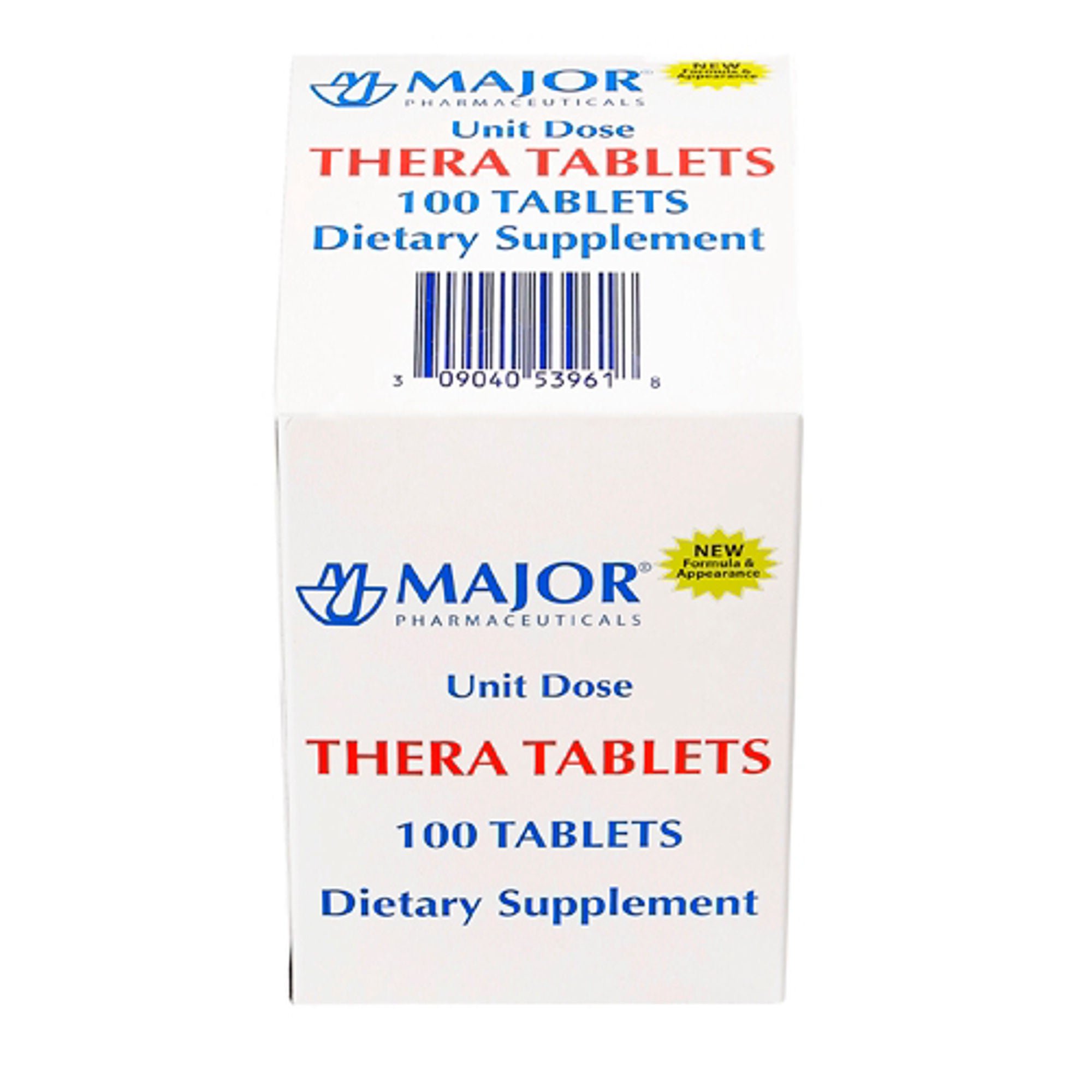 Major Pharmaceuticals - 00904053961 Multivitamin Supplement Major® Vitamin A / Ascorbic Acid / Vitamin D / Vitamin E / Folic Acid 5
