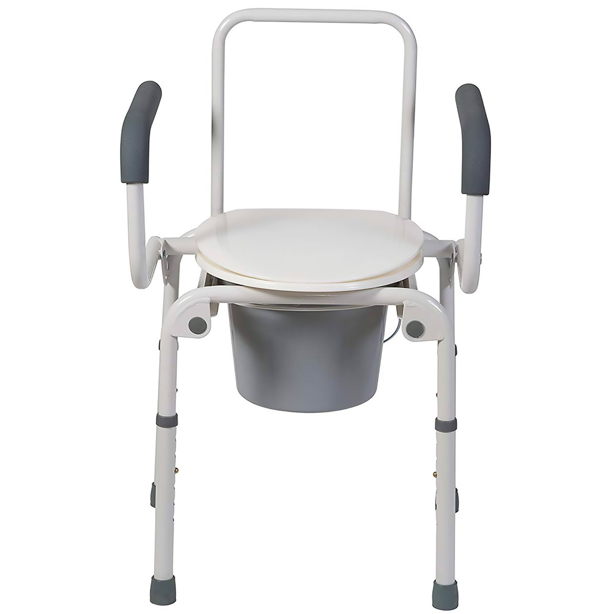 Mabis Healthcare - 520-1213-1900 Mabis® Drop-Arm Steel Commode