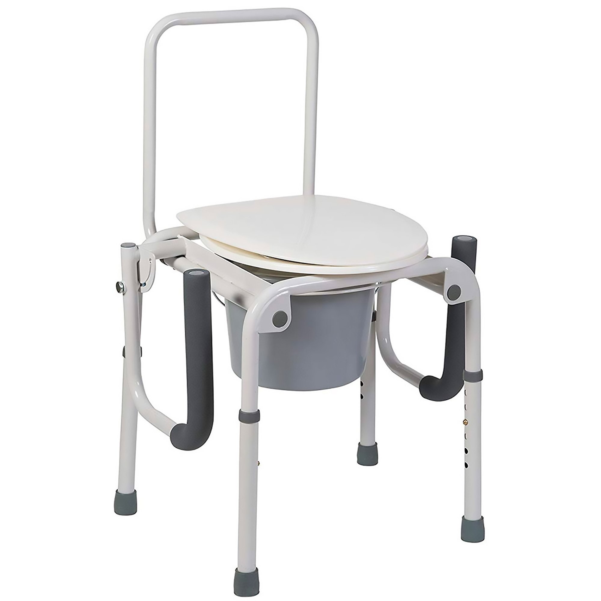Mabis Healthcare - 520-1213-1900 Mabis® Drop-Arm Steel Commode