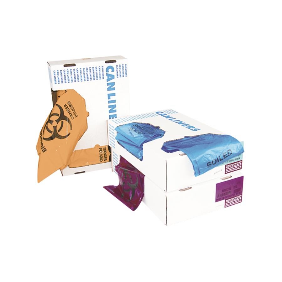 Essendant Co-United Stationers - HERA8046PR Biohazard Waste Bag Heritage Biohazard Symbol / Danger / Infectious Waste 40 to 45 gal. Red 40 X 46 Inch