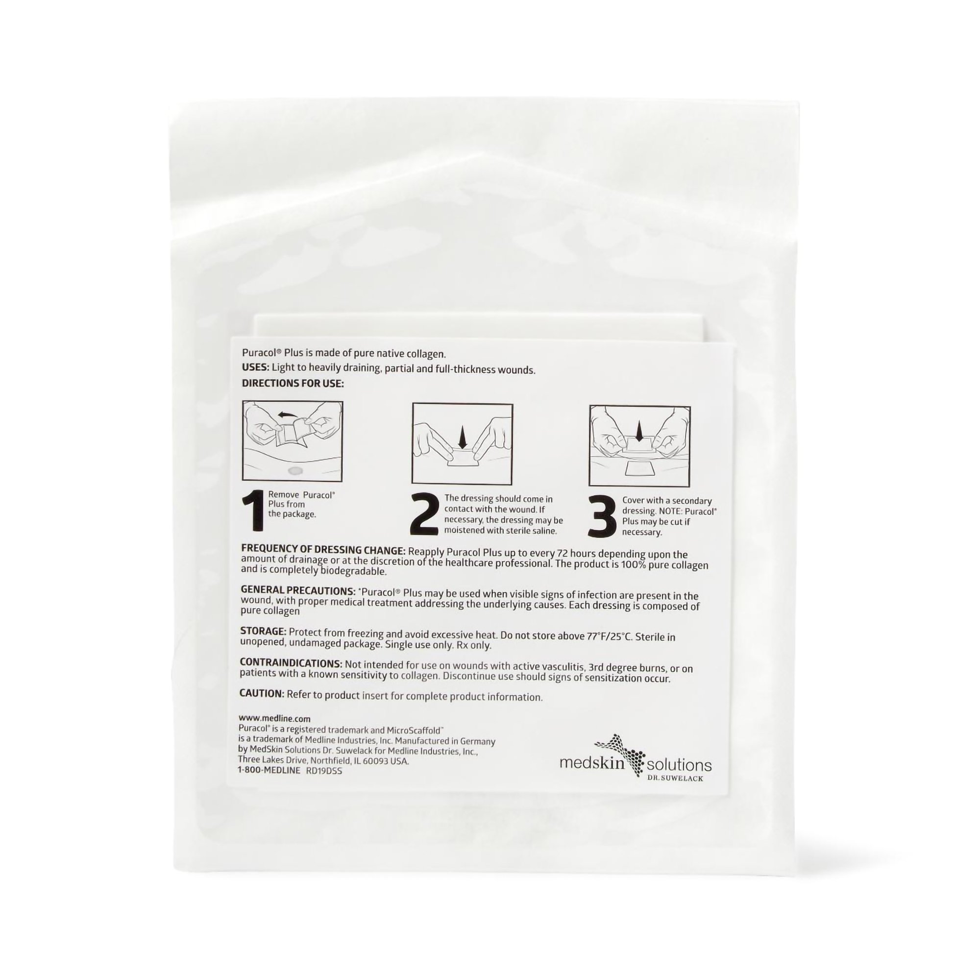 Medline - MSC8644EP Puracol™ Plus Collagen Dressing