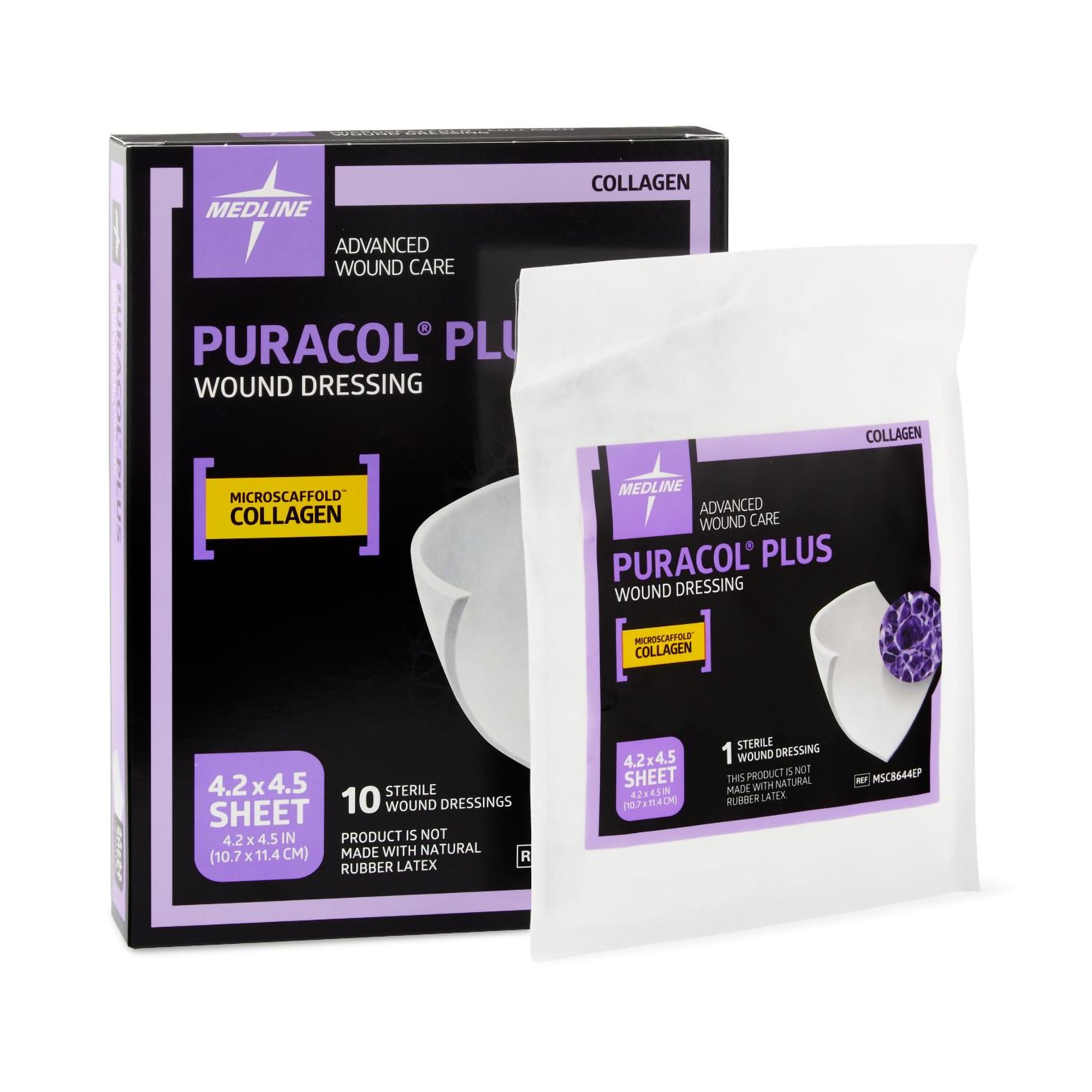Medline - MSC8644EP Puracol™ Plus Collagen Dressing