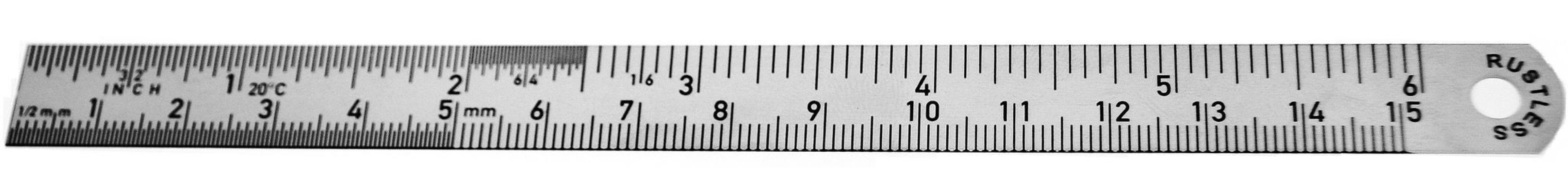 BR Surgical - BR02-34020 Measuring Ruler 8 Inch Length Stainless Steel