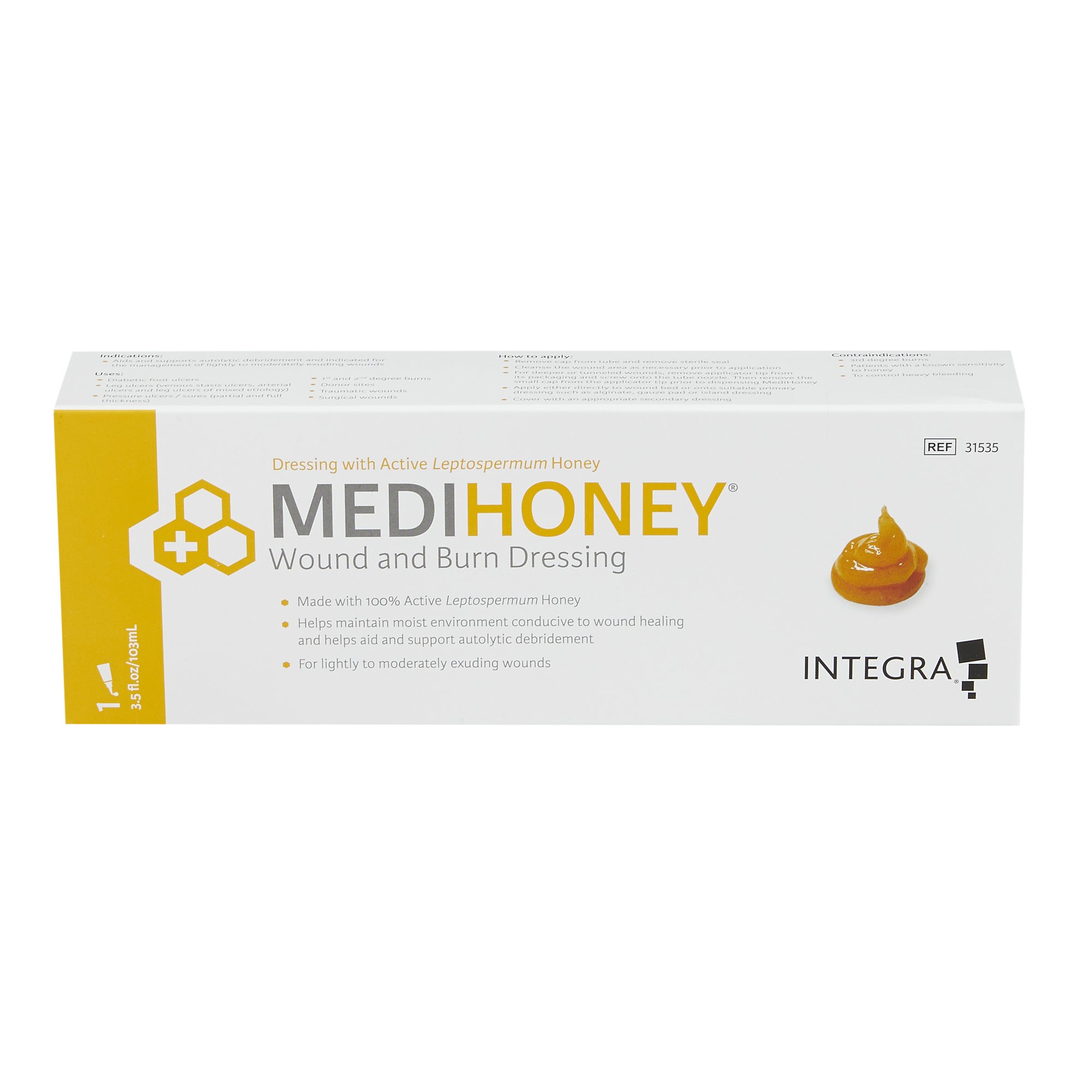 McKesson Brand - 31535 Medihoney® Wound and Burn Dressing Paste