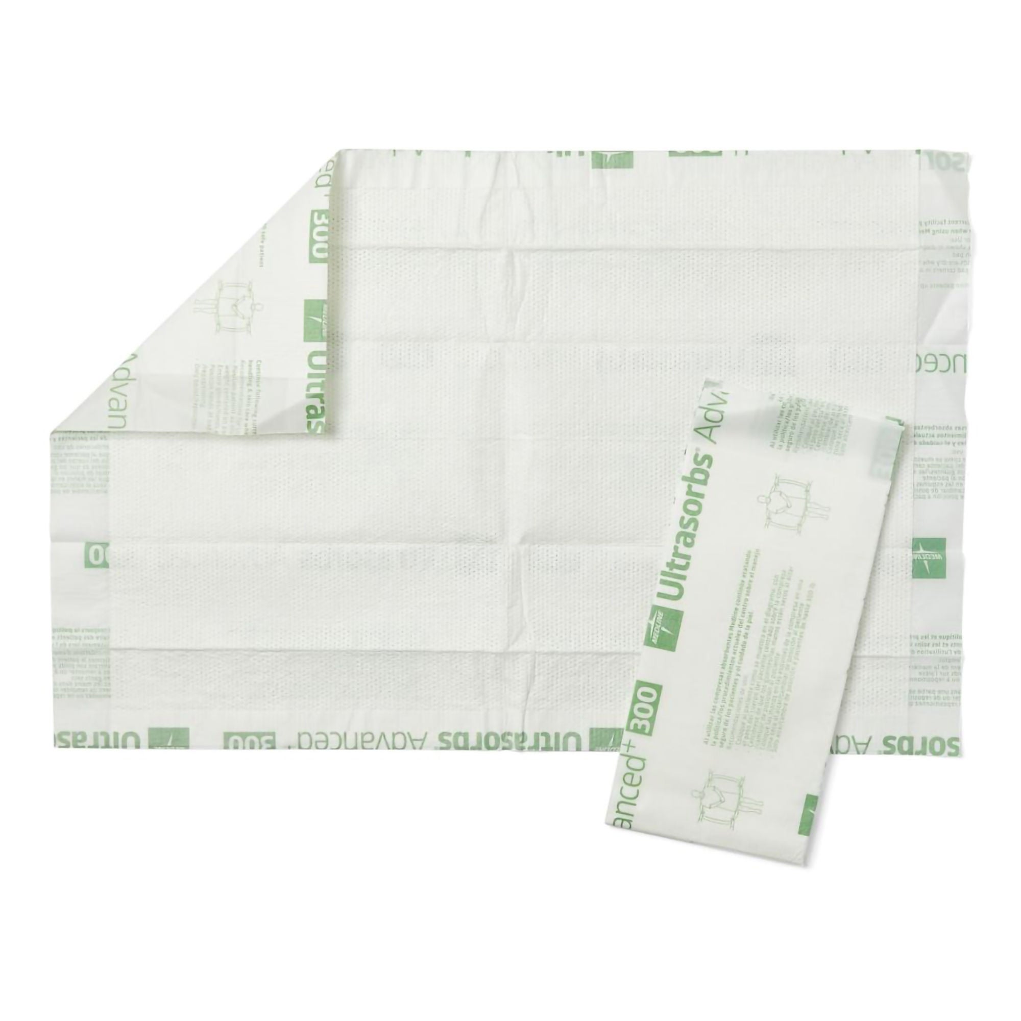 Medline - ULTRASORB2436 Disposable Underpad Ultrasorbs AP® Low Air Loss and Repositioning 23 X 36 Inch Polymer Heavy Absorbency