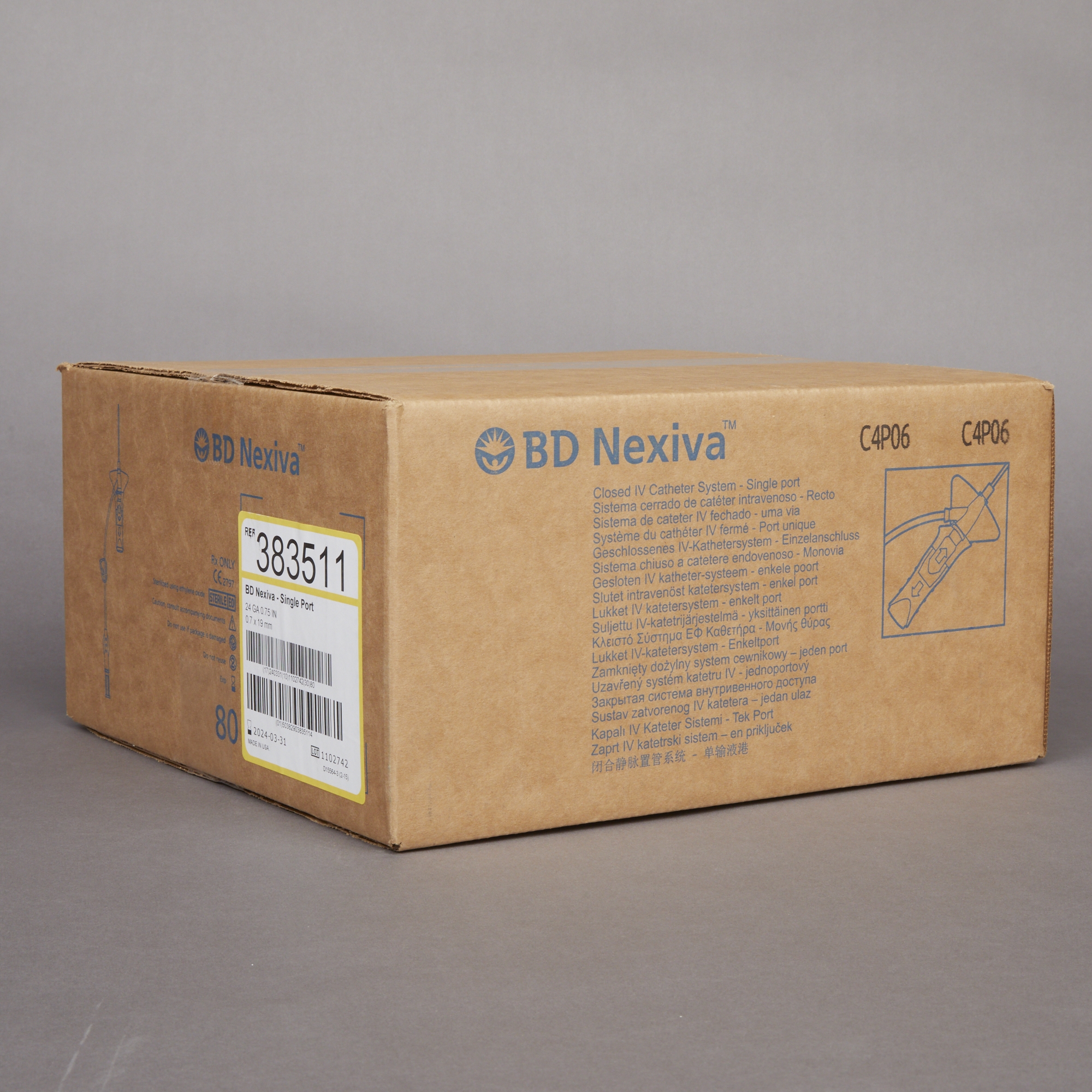 Nexiva Closed IV Catheter 383511 by BD