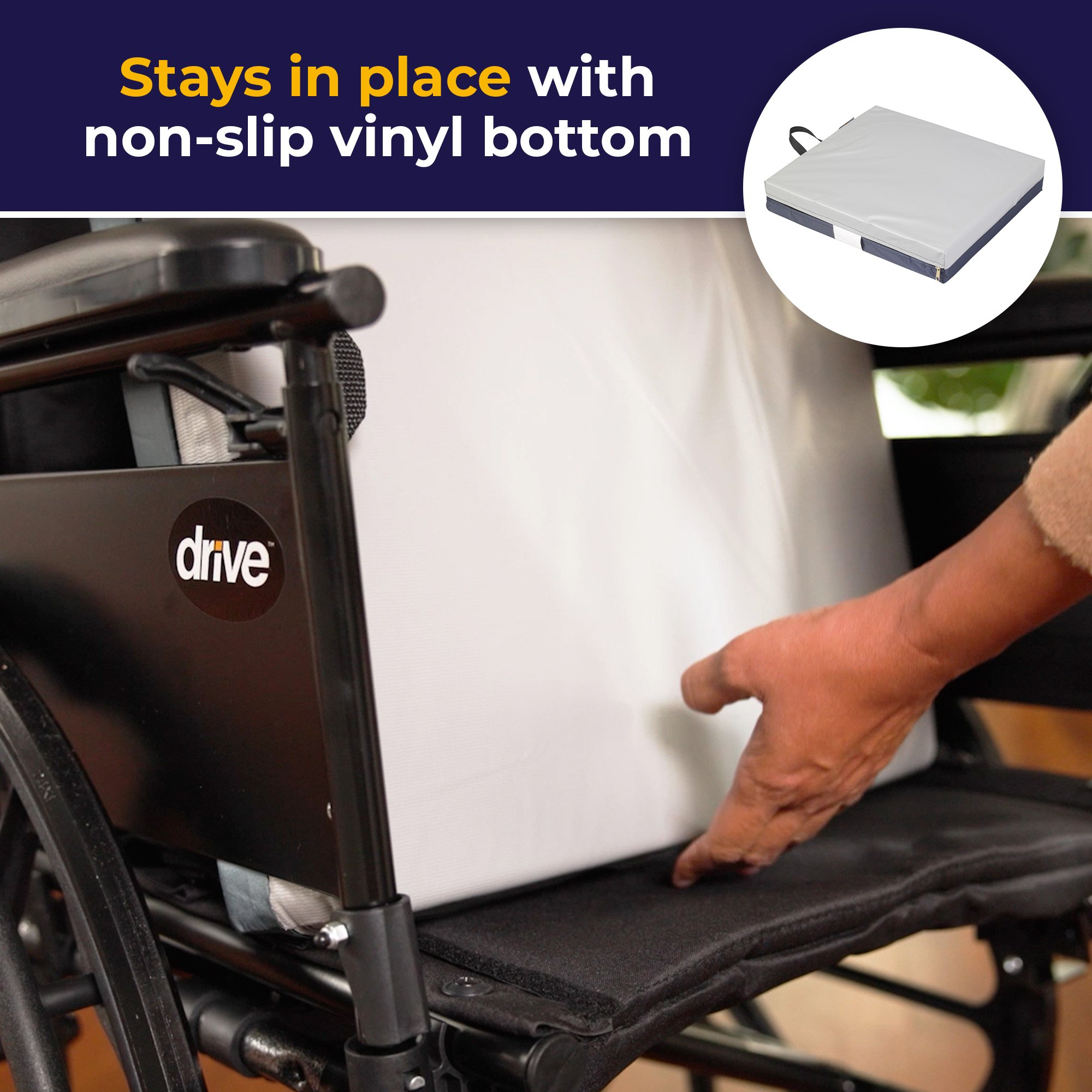 Drive DeVilbiss Healthcare 14886 - Gel "E" Seat Cushion - 1/Each
