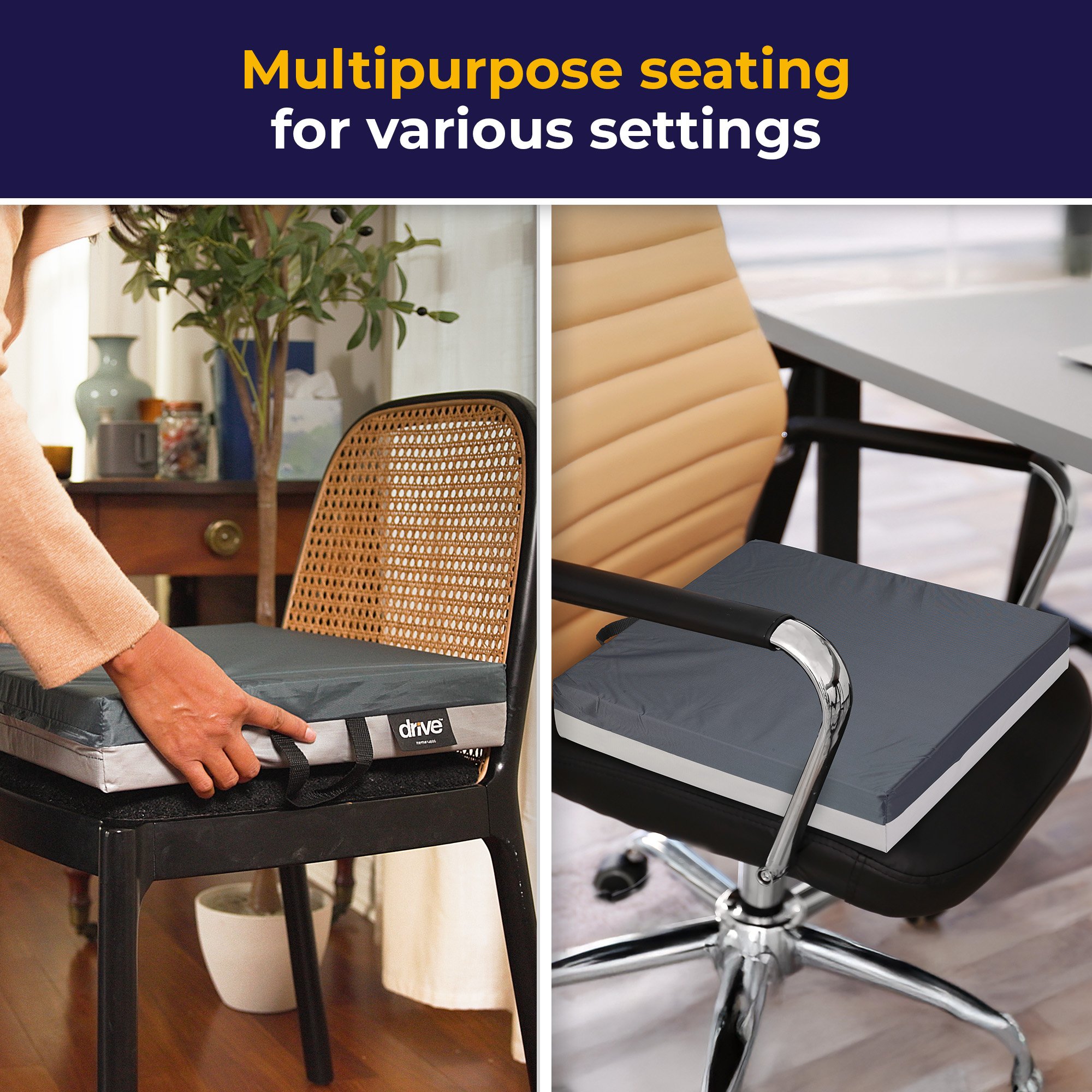 Drive DeVilbiss Healthcare - 14886 Gel "E" Seat Cushion