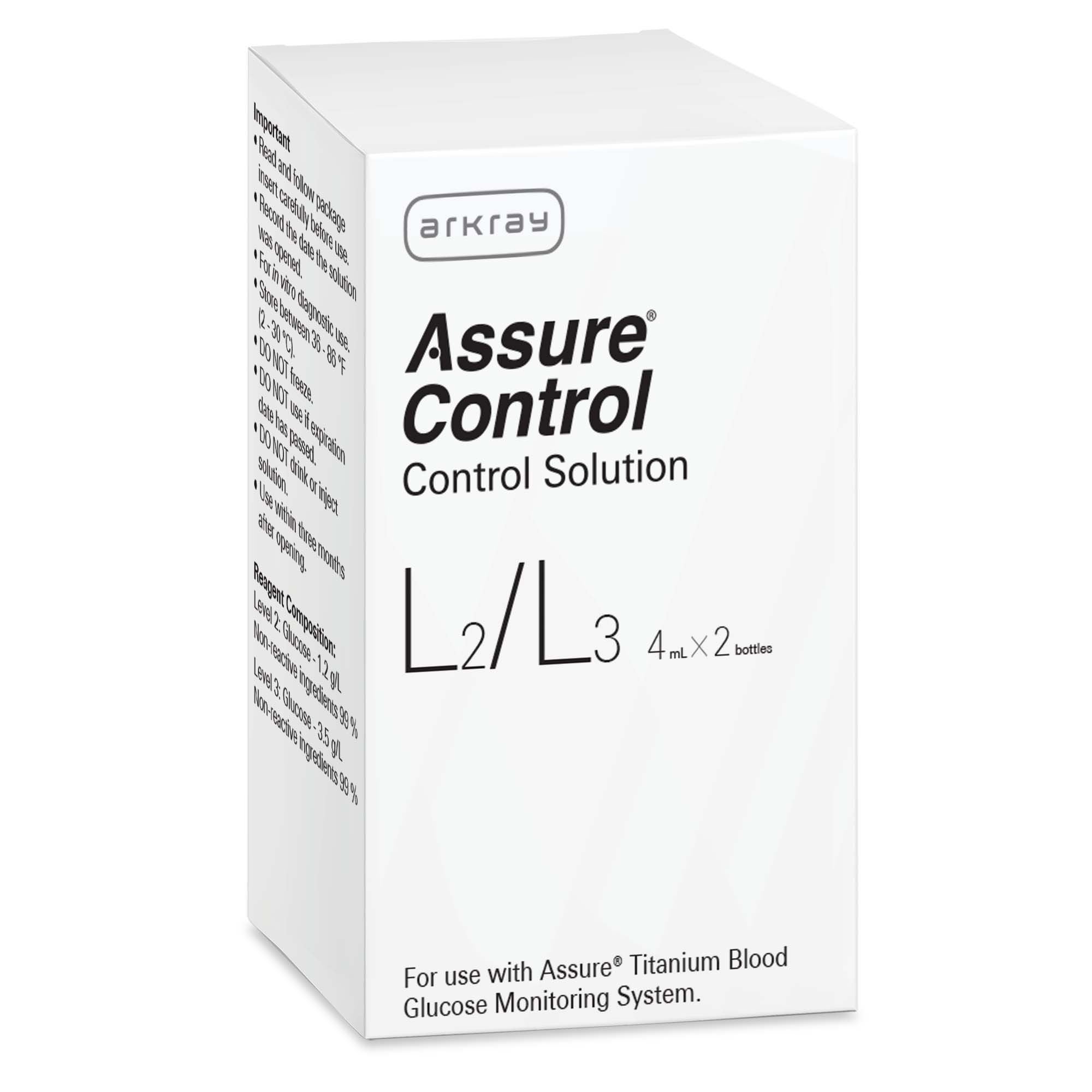 Arkray USA - 740006 Control Set Blood Glucose Normal Level / High Level