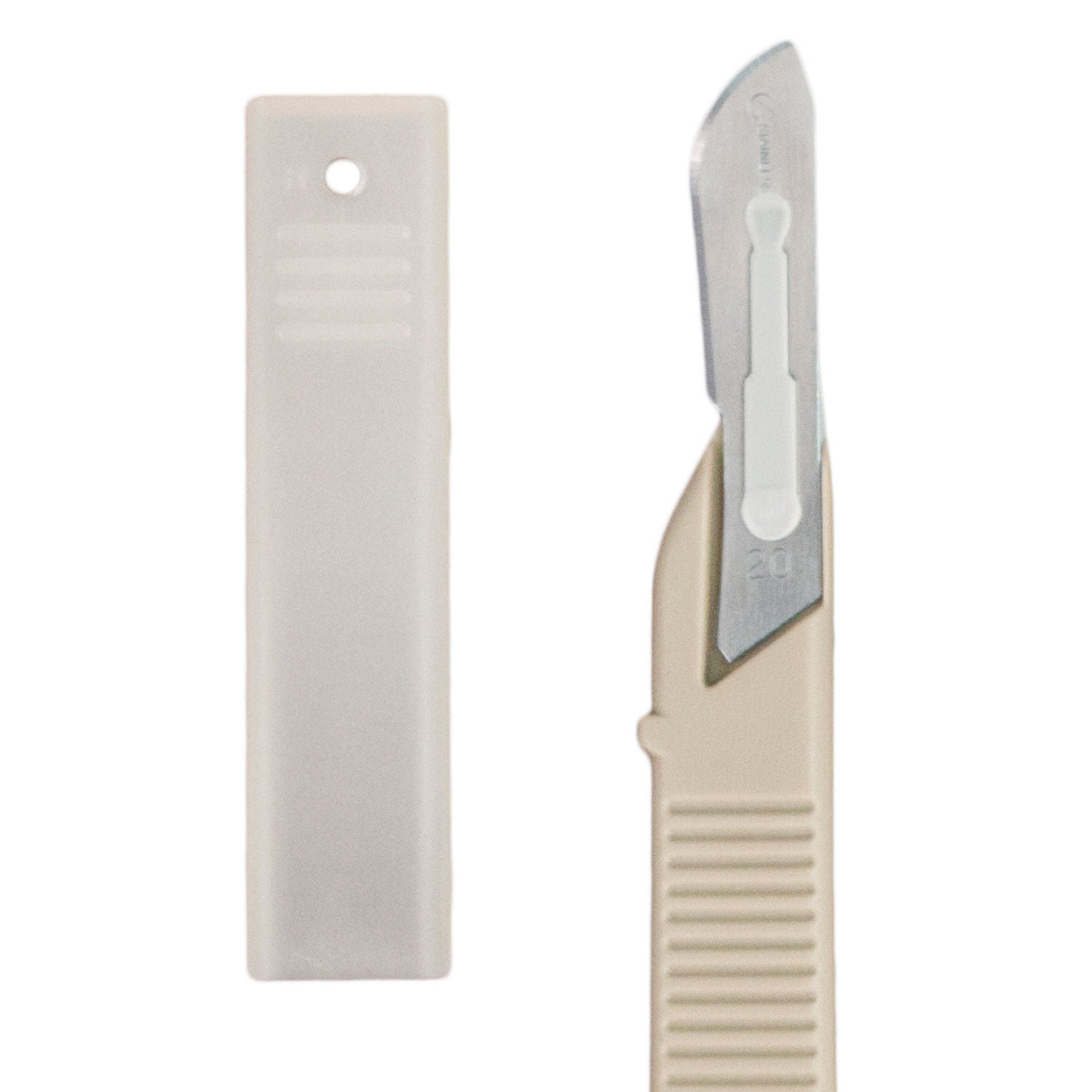 Dynarex - 4120 Scalpel Medicut™ No. 20 Stainless Steel / Plastic Classic Grip Handle Sterile Disposable