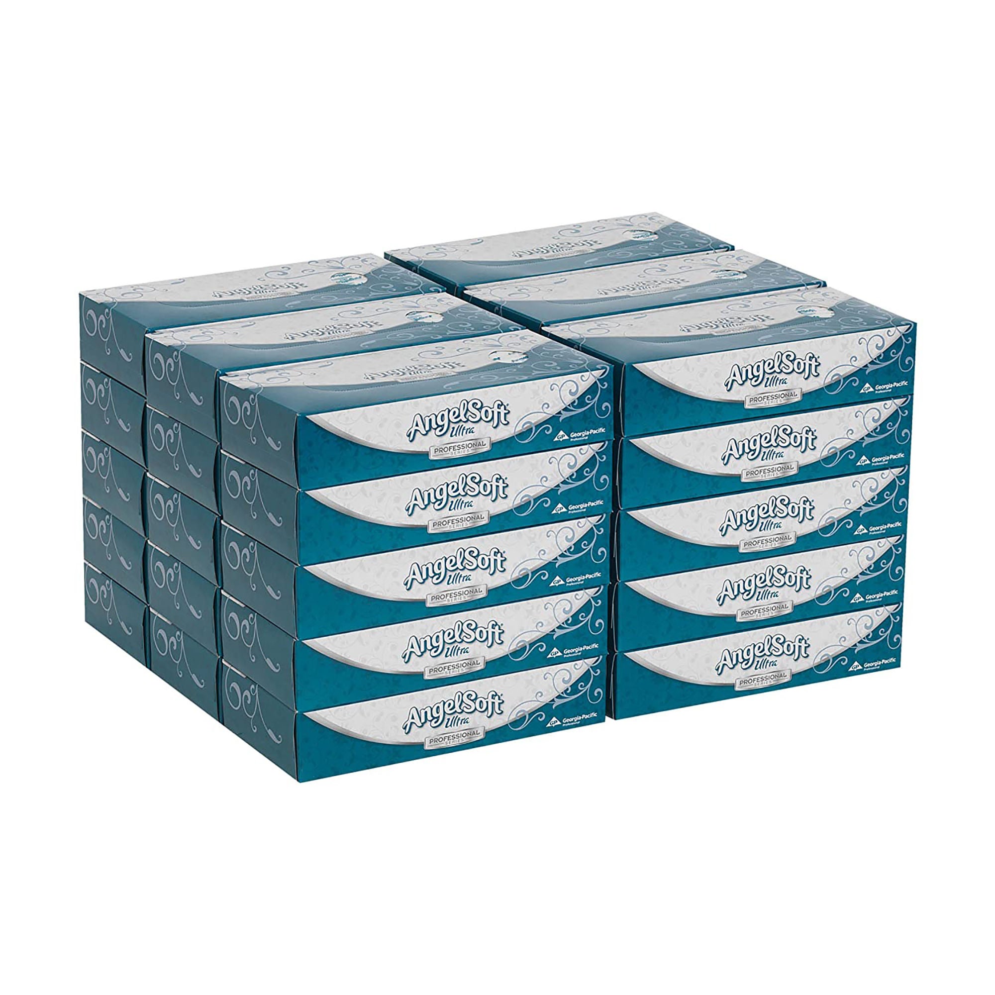 Georgia-Pacific Consumer Products LP - 48560 Facial Tissue Angel Soft Ultra Professional Series® White 7-2/5 X 8-4/5 Inch 125 Count