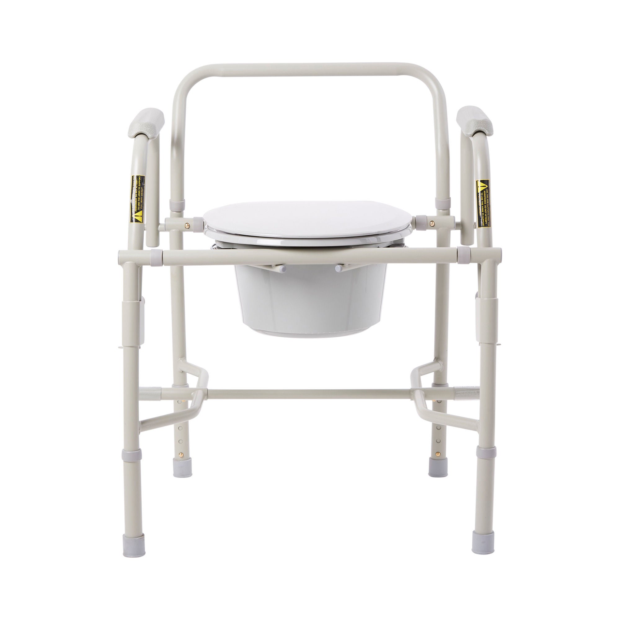 Drive DeVilbiss Healthcare - 11125KD-1 drive™ Deluxe Steel Drop-Arm Commode Chair